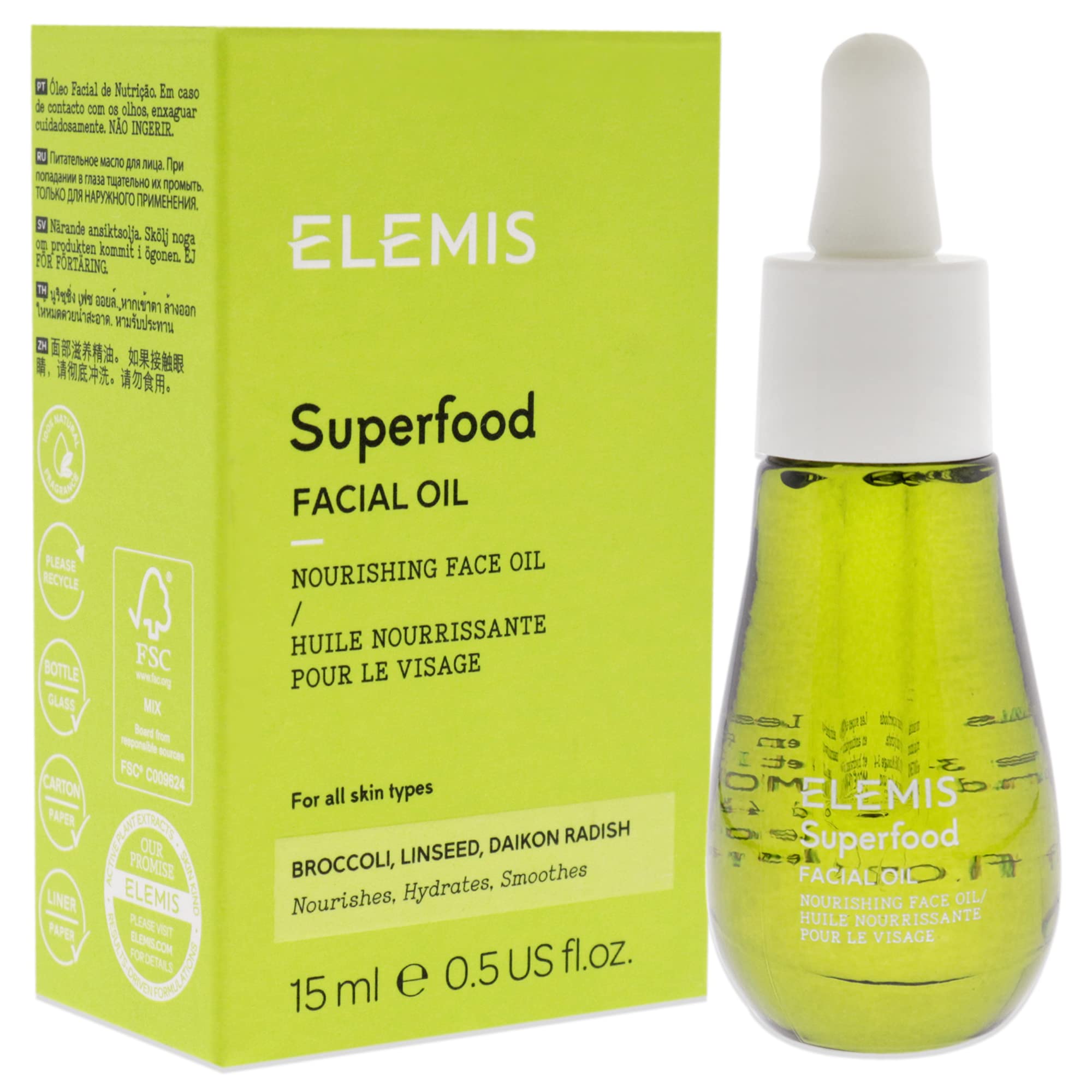 Foto 3 pulgar | Aceite Facial Elemis Superfood Concentrado Ligero 30 ml - Venta Internacional