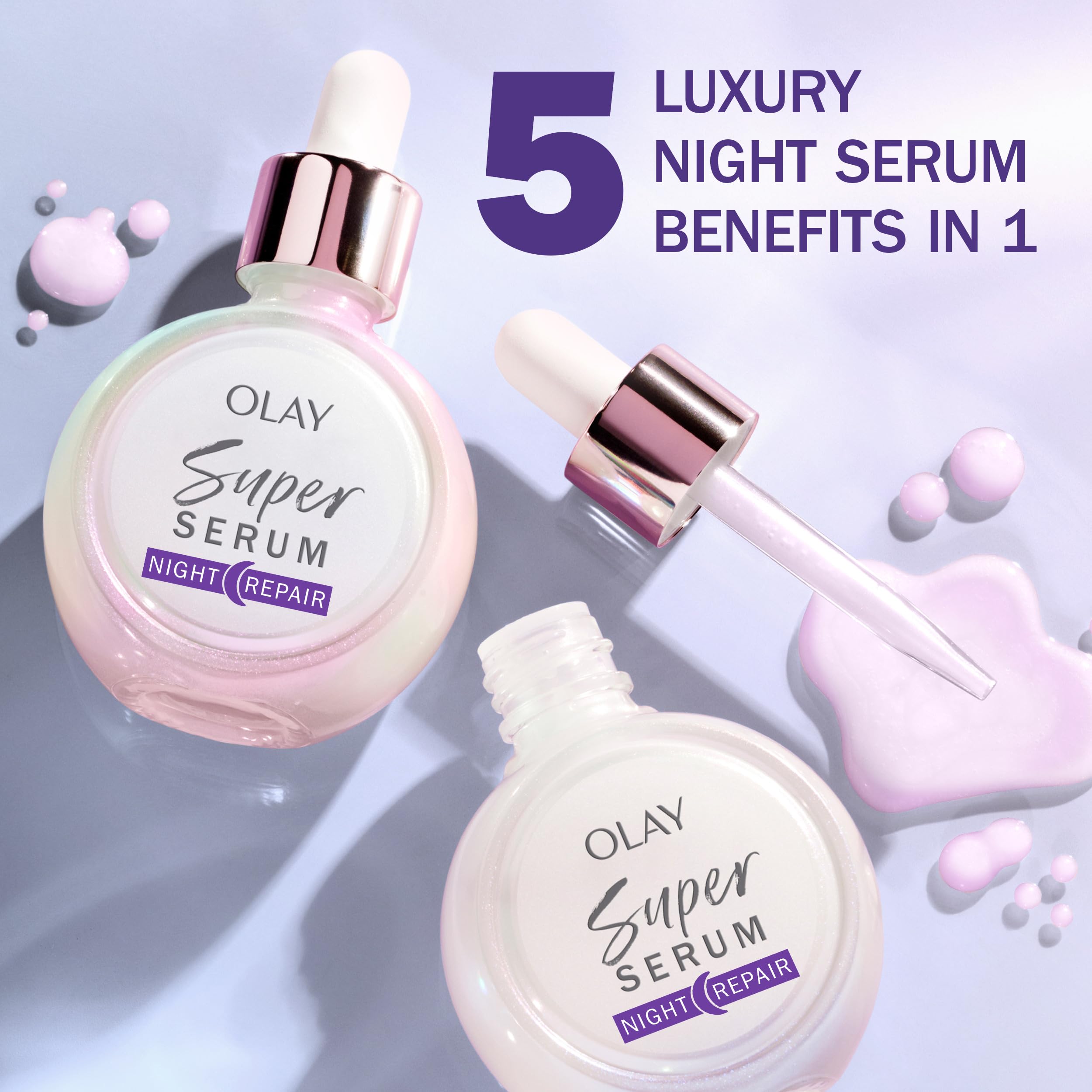 Foto 3 pulgar | Sérum Olay Super Serum para Reparación Nocturna 30 ml con Ácido Salicílico - Venta Internacional