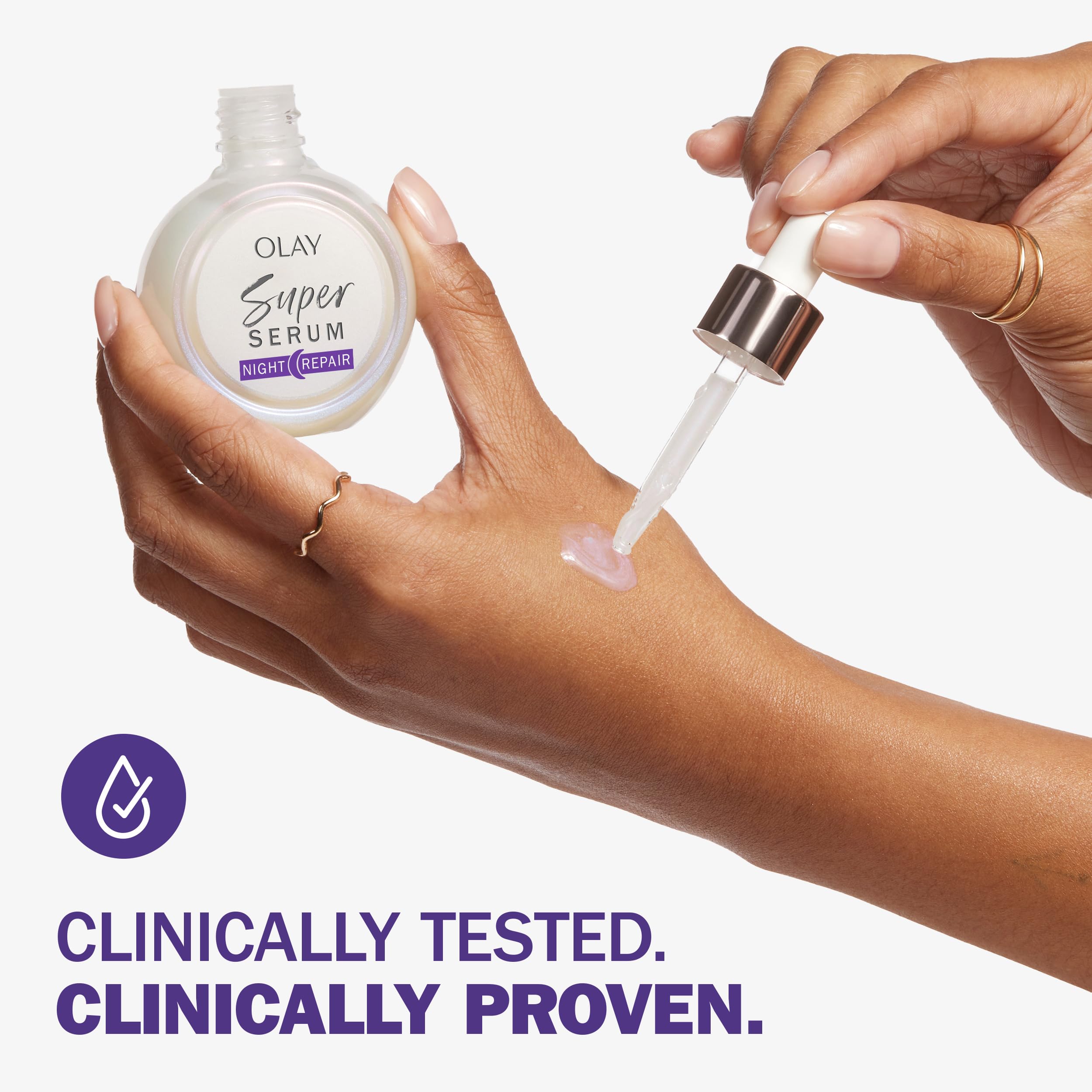 Foto 8 pulgar | Sérum Olay Super Serum para Reparación Nocturna 30 ml con Ácido Salicílico - Venta Internacional