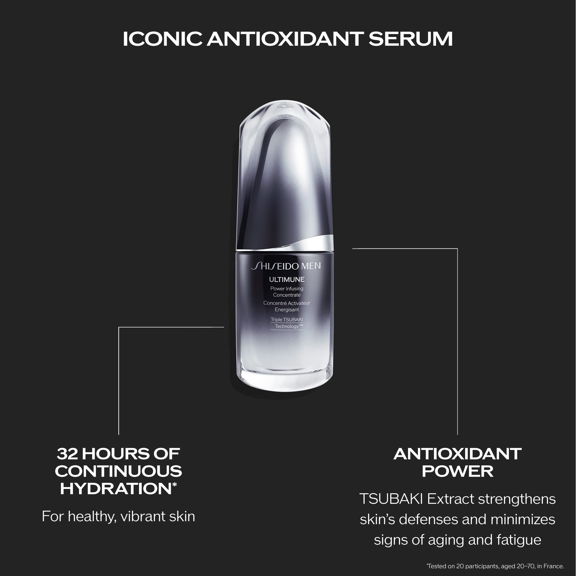 Foto 7 pulgar | Skincare Shiseido Men Ultimune Power Concentrado Para Infusión 30 ml - Venta Internacional