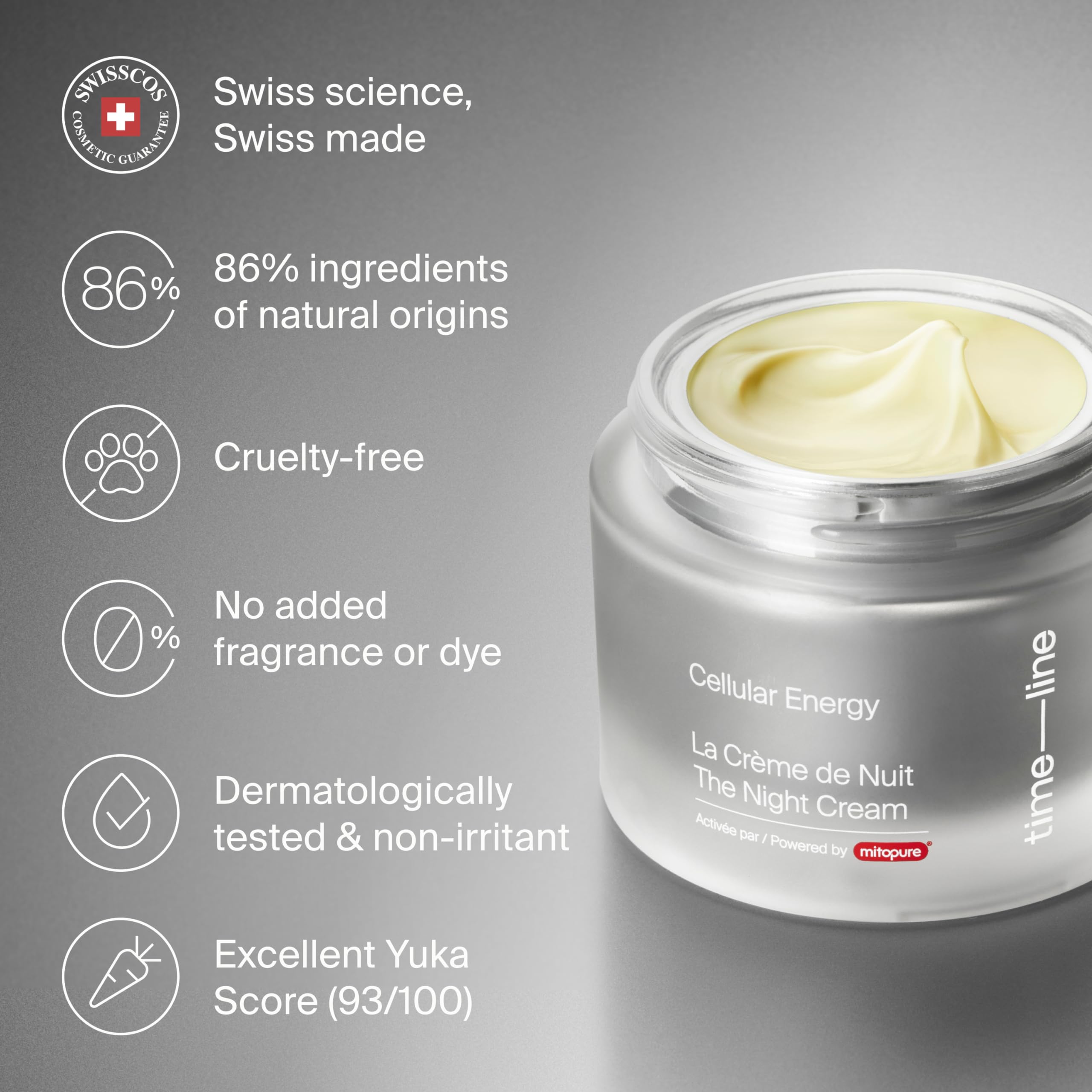 Foto 5 pulgar | Crema De Noche Timeline Mitopure Urolithin A 50 Ml - Venta Internacional.