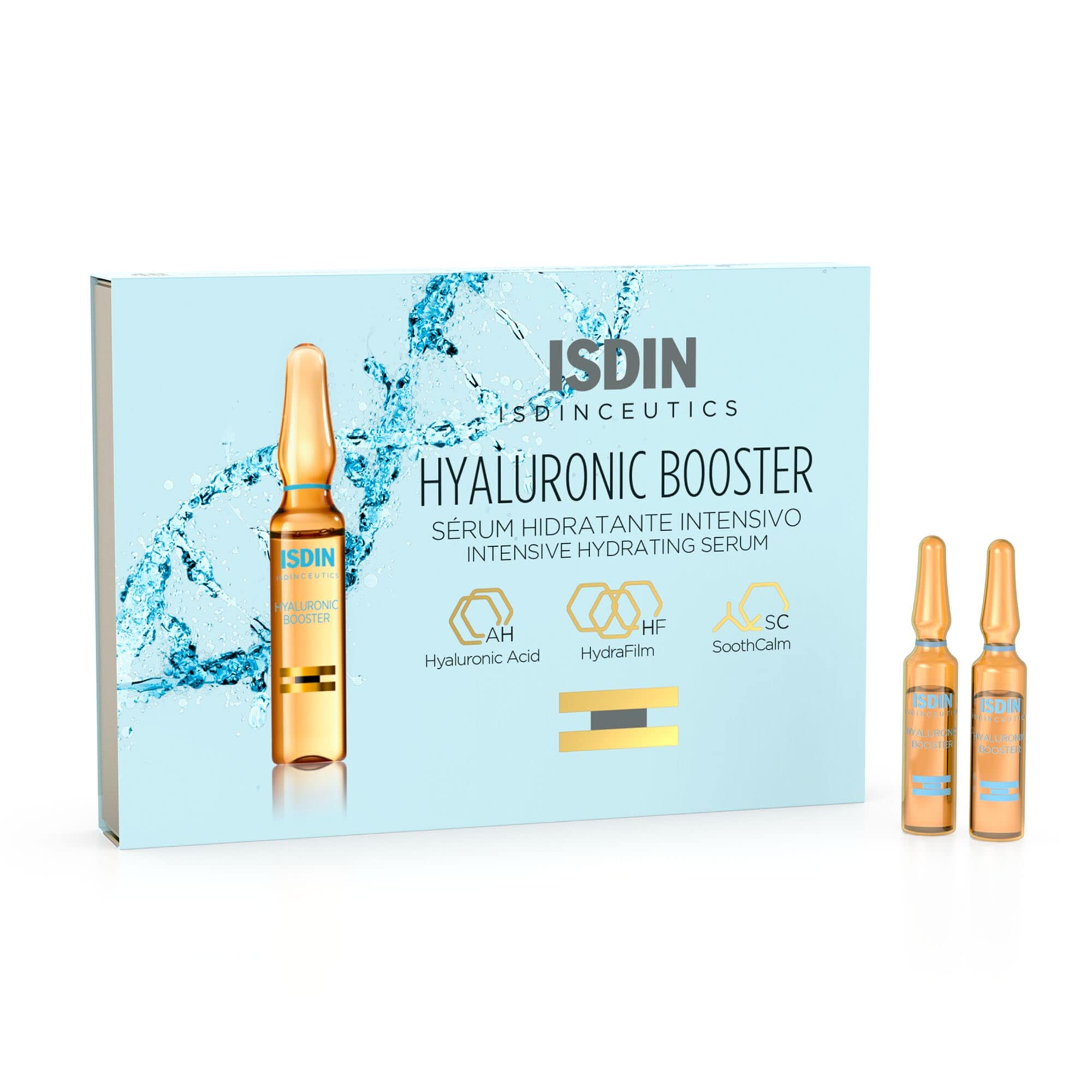 Foto 2 pulgar | Ampollas de Sérum Isdin Hyaluronic Booster Deep Hydration 10x2 Ml - Venta Internacional