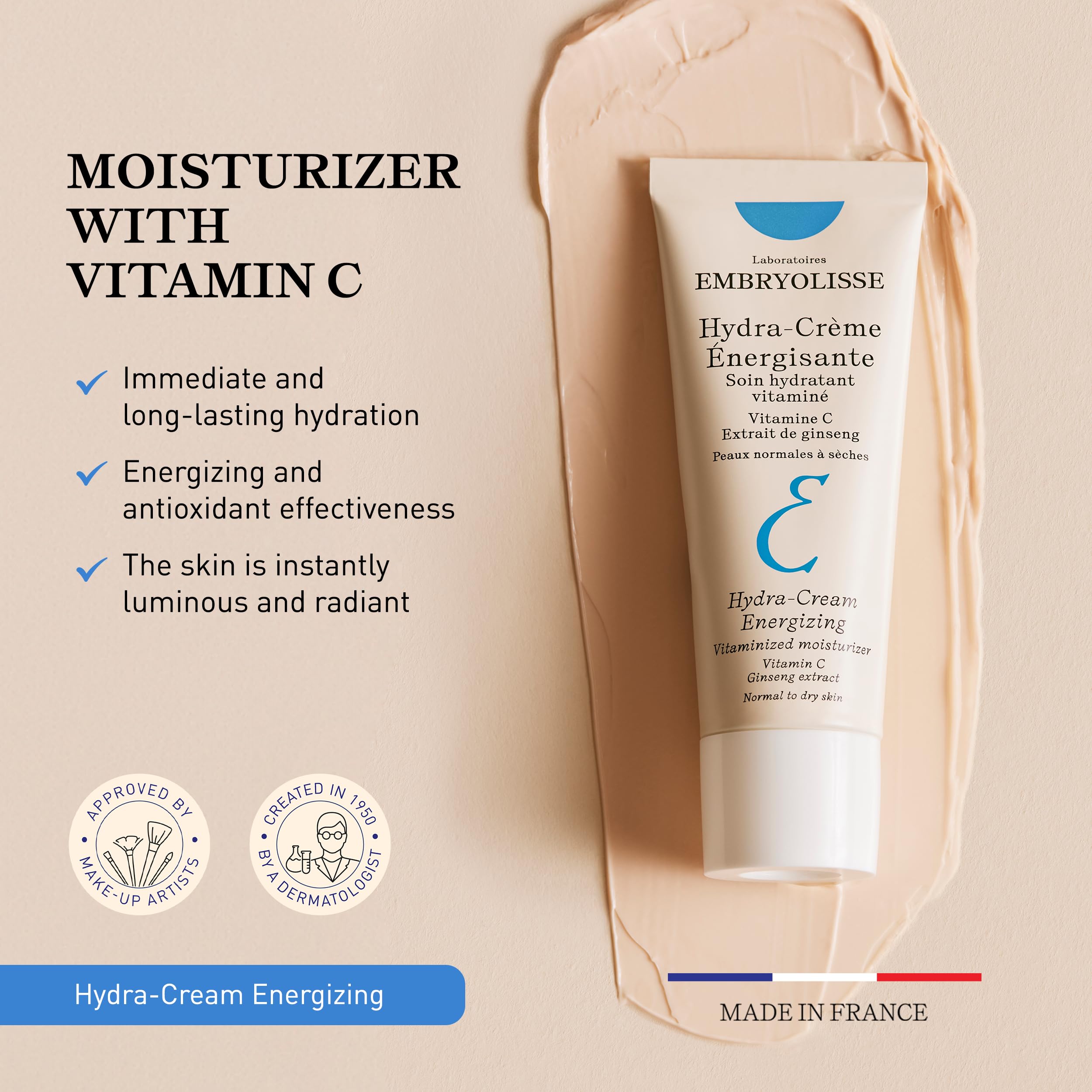 Foto 4 pulgar | Crema Hidratante Embryolisse Vitamina C Energizante 40 Ml - Venta Internacional