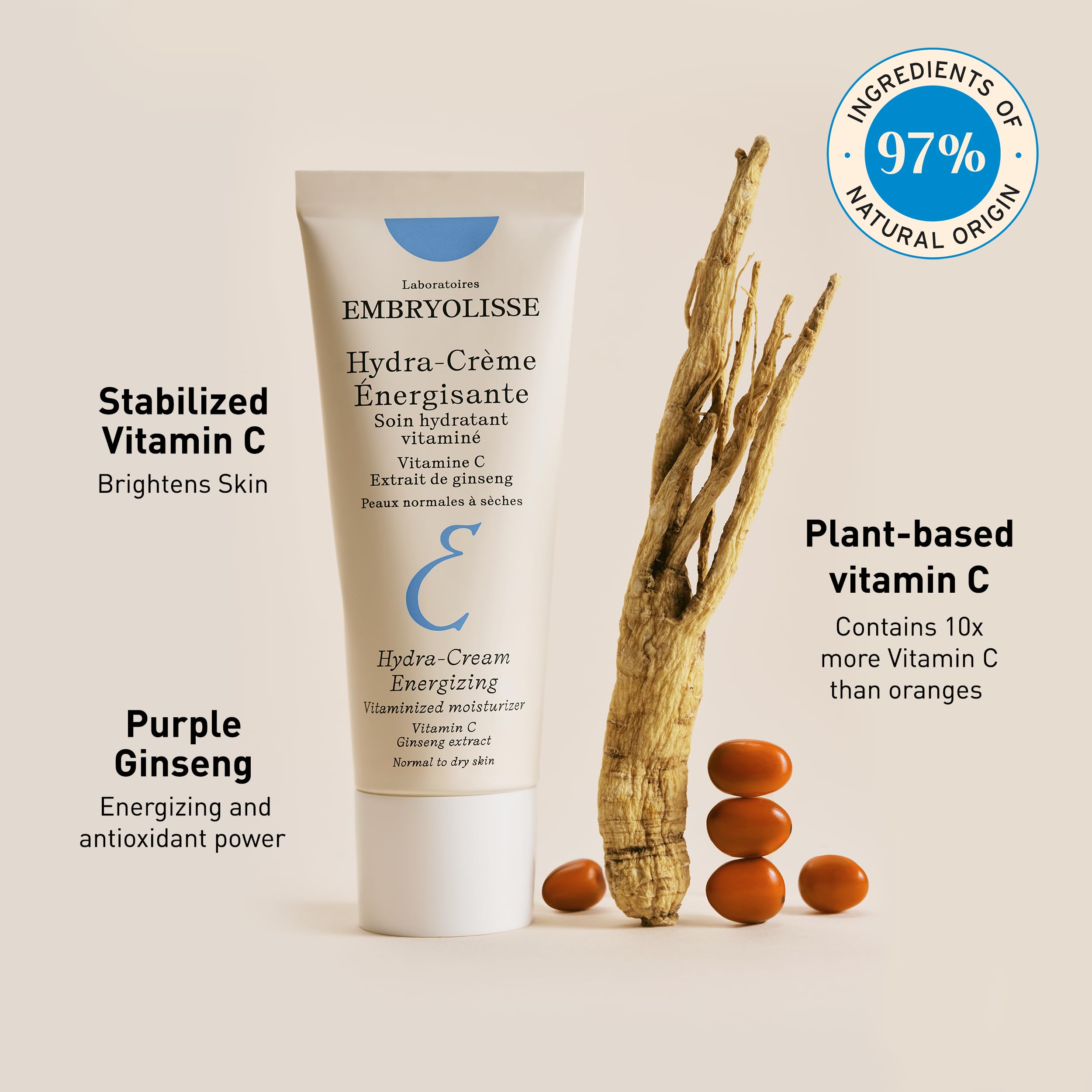 Foto 5 pulgar | Crema Hidratante Embryolisse Vitamina C Energizante 40 Ml - Venta Internacional