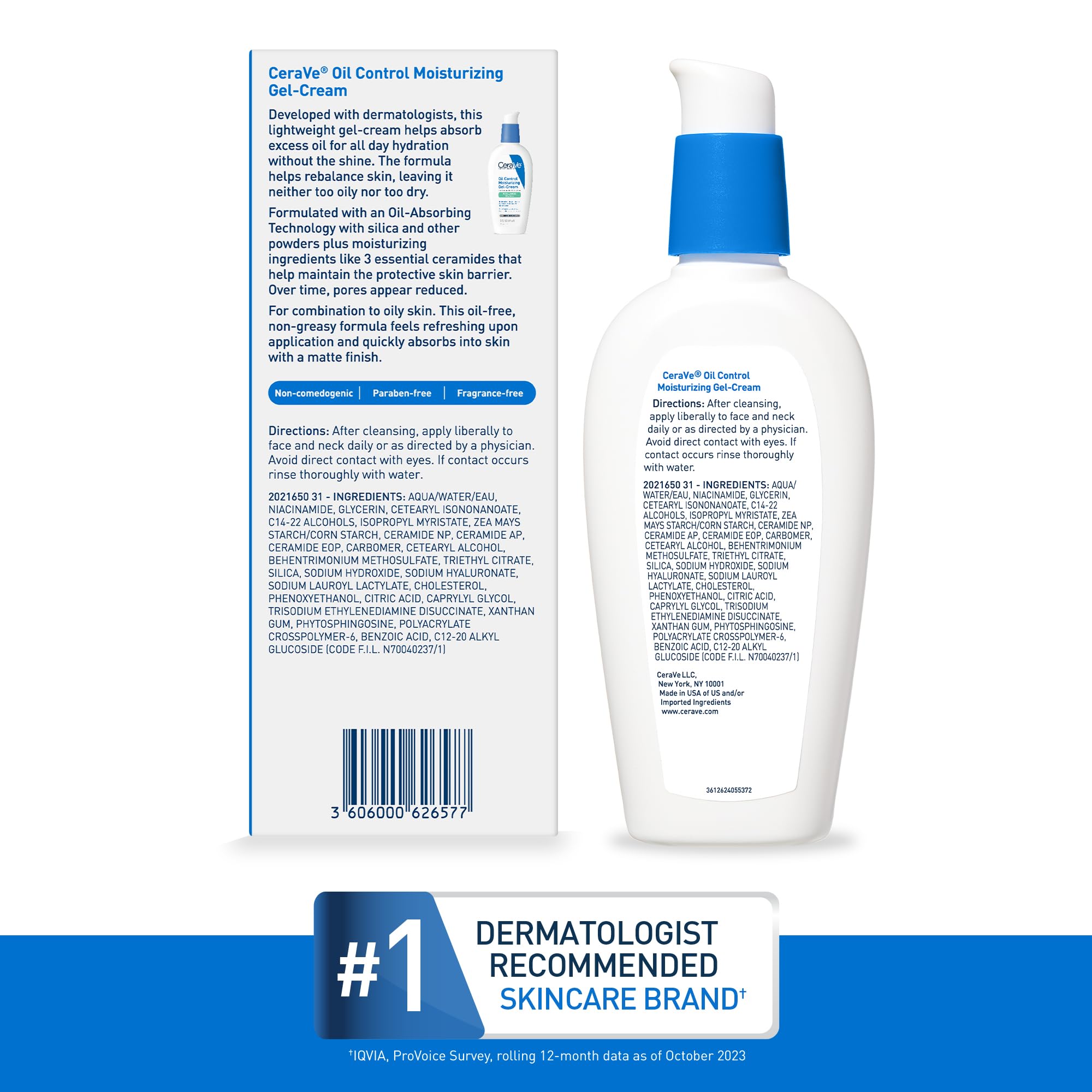 Foto 6 pulgar | Gel-crema Hidratante Cerave Oil Control Para Piel Grasa 50 Ml - Venta Internacional.