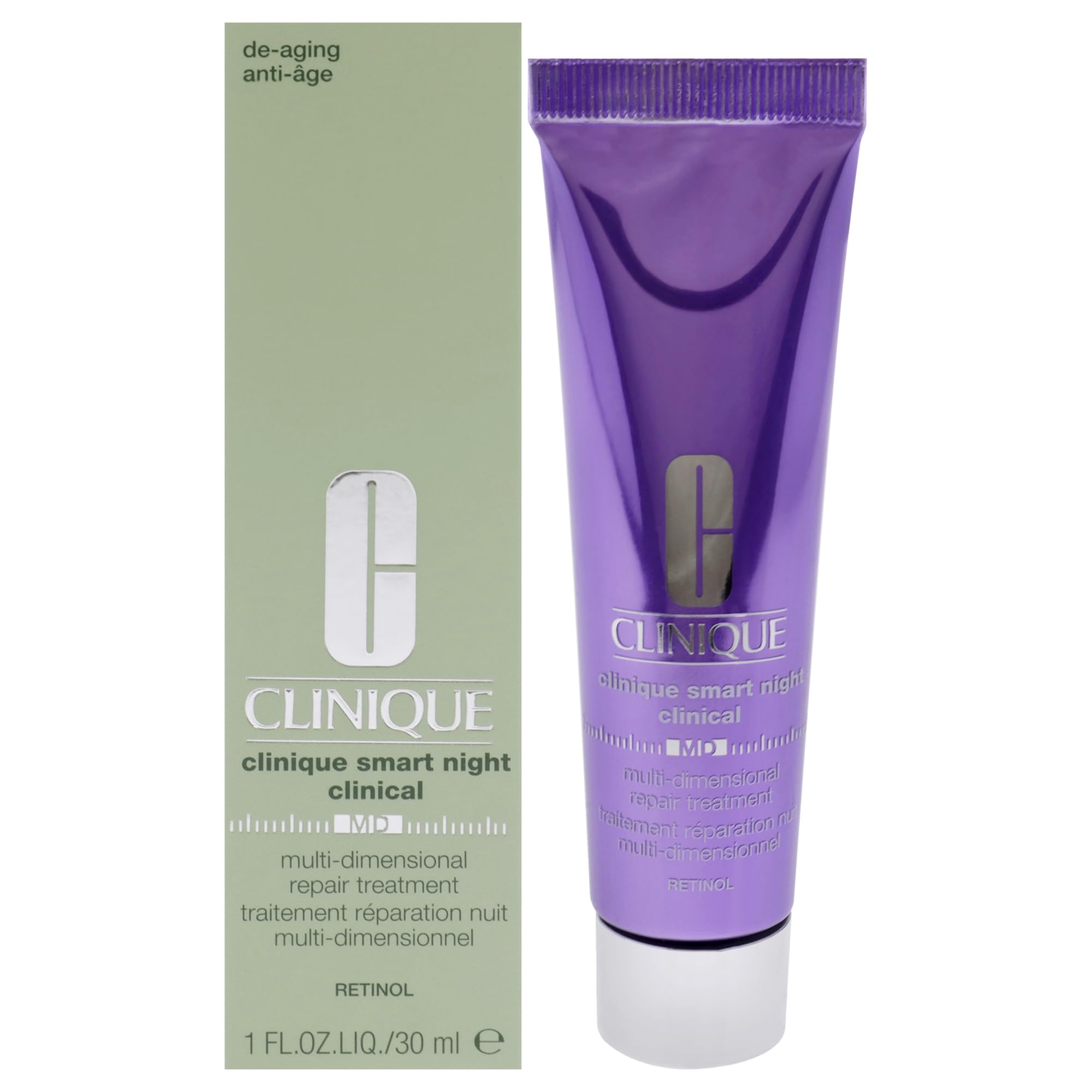 Tratamiento Reparador Nocturno Clinique Smart Retinol 30 Ml - Venta Internacional.