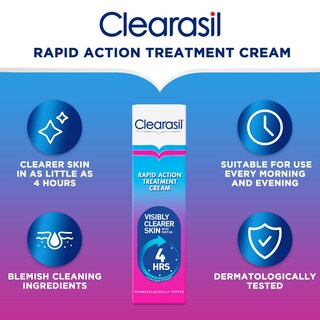 Foto 5 | Crema Facial Clearasil Ultra Rapid Action 25 Ml - Venta Internacional