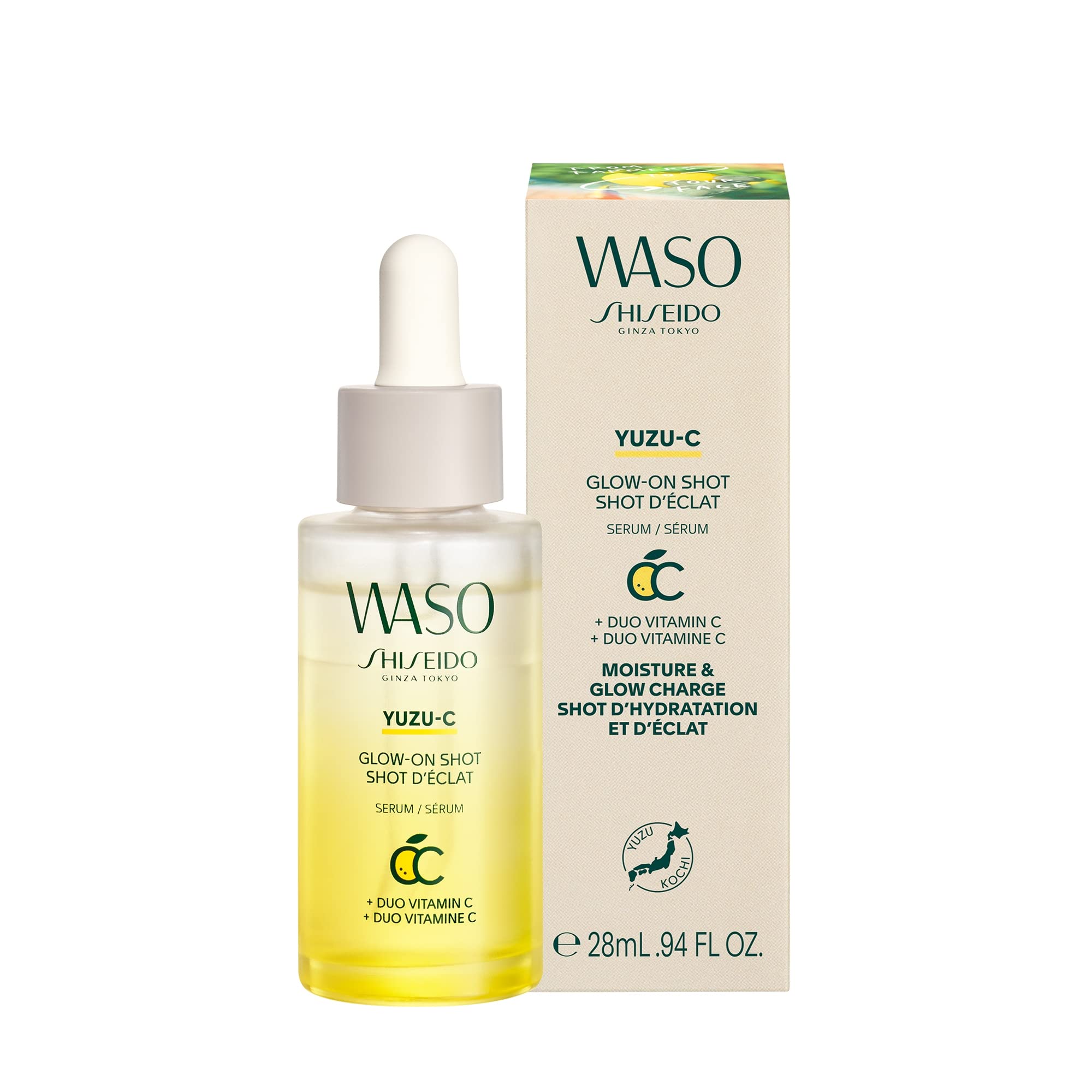 Foto 5 pulgar | Sérum Shiseido Waso Yuzu-C Glow-on Shot 28 ml Vegano 24 Horas - Venta Internacional