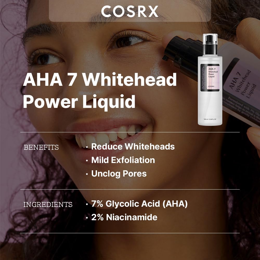 Foto 3 pulgar | Eliminador De Puntos Blancos Cosrx Aha 7 Whitehead Power Liquid, 100 Ml - Venta Internacional.