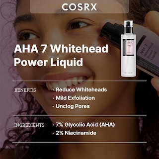 Foto 2 | Eliminador De Puntos Blancos Cosrx Aha 7 Whitehead Power Liquid, 100 Ml - Venta Internacional.