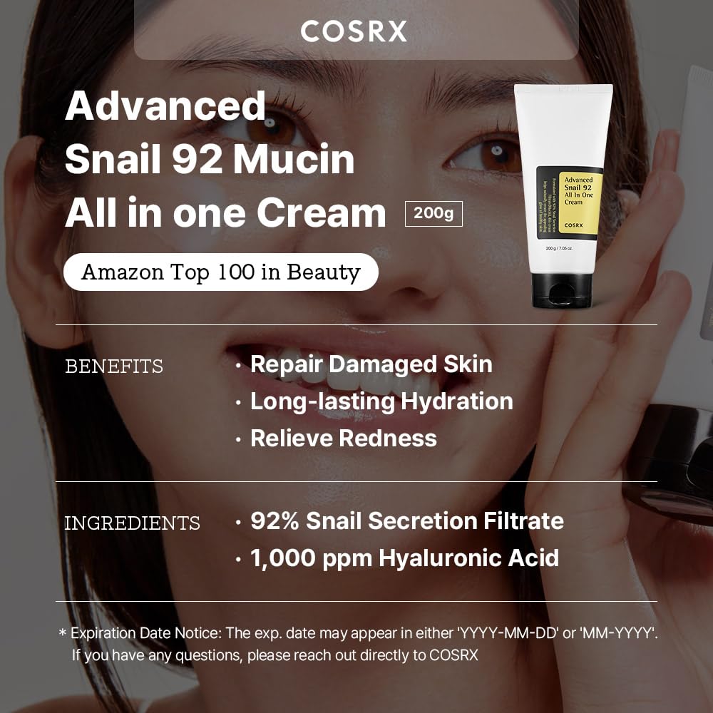 Foto 3 pulgar | Gel Facial Hidratante Cosrx Snail Mucin 92% De Reparación Diaria, 200 Ml - Venta Internacional.