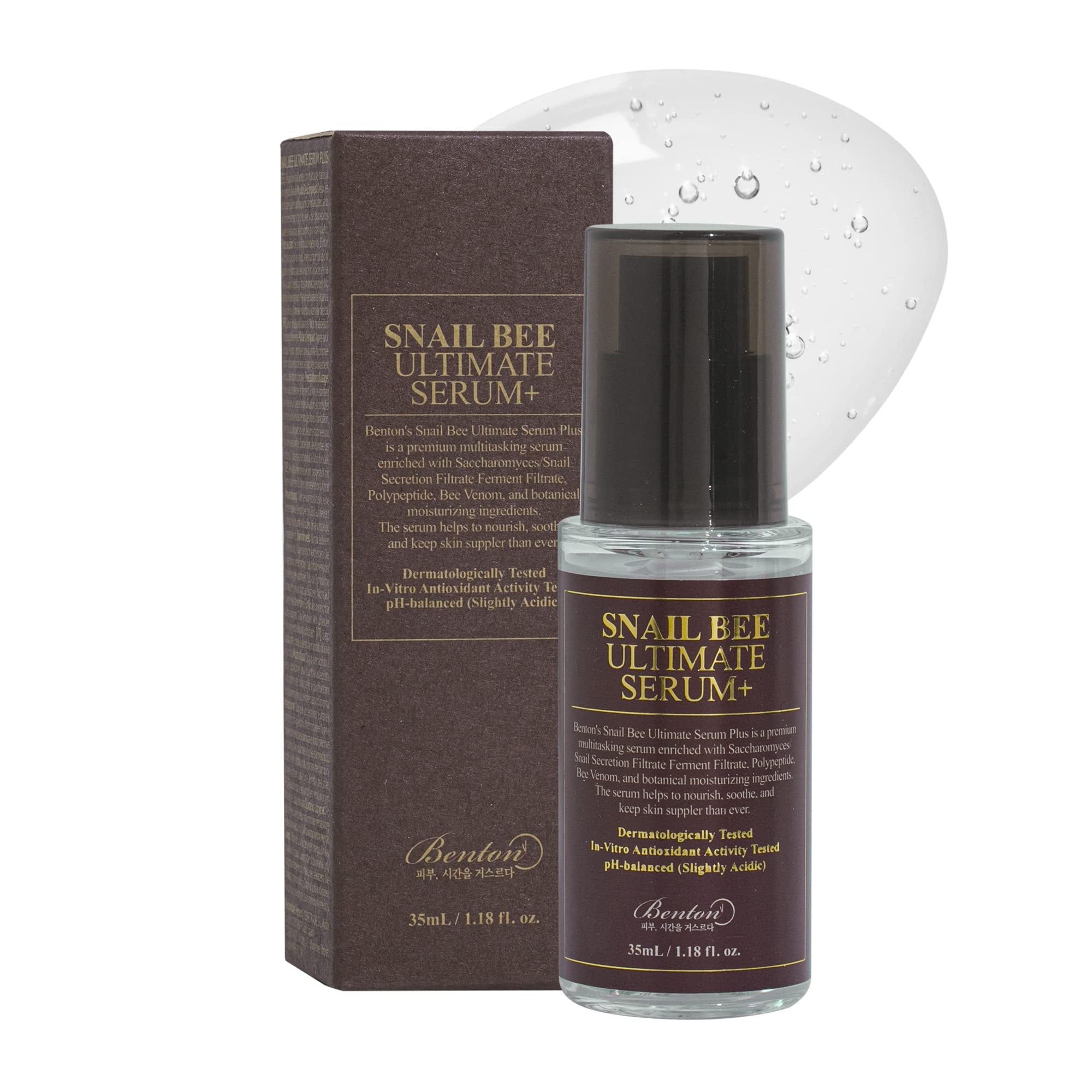 Sérum Benton Snail Bee Ultimate Plus 35 Ml con Secreción de Caracol - Venta Internacional