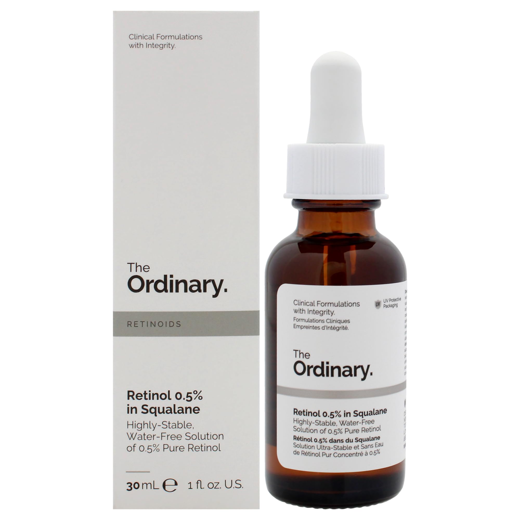 Sérum The Ordinary Con Retinol Al 0,5% En Escualano, 30 Ml, Unisex - Venta Internacional.
