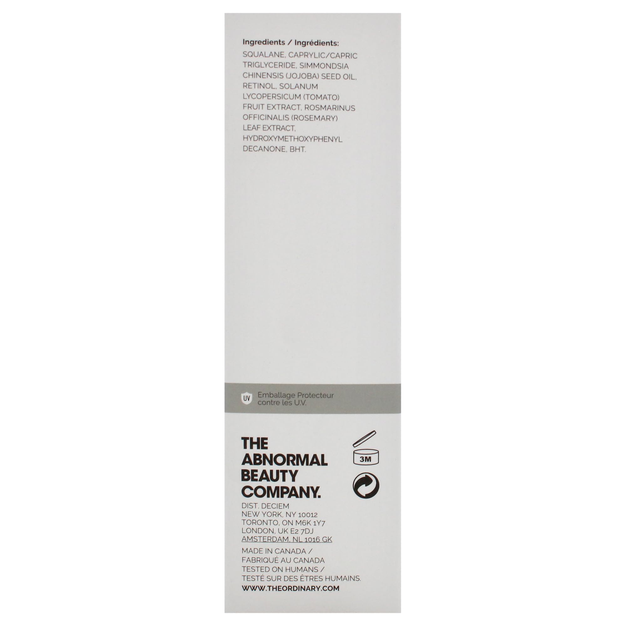 Foto 7 pulgar | Sérum The Ordinary Con Retinol Al 0,5% En Escualano, 30 Ml, Unisex - Venta Internacional.