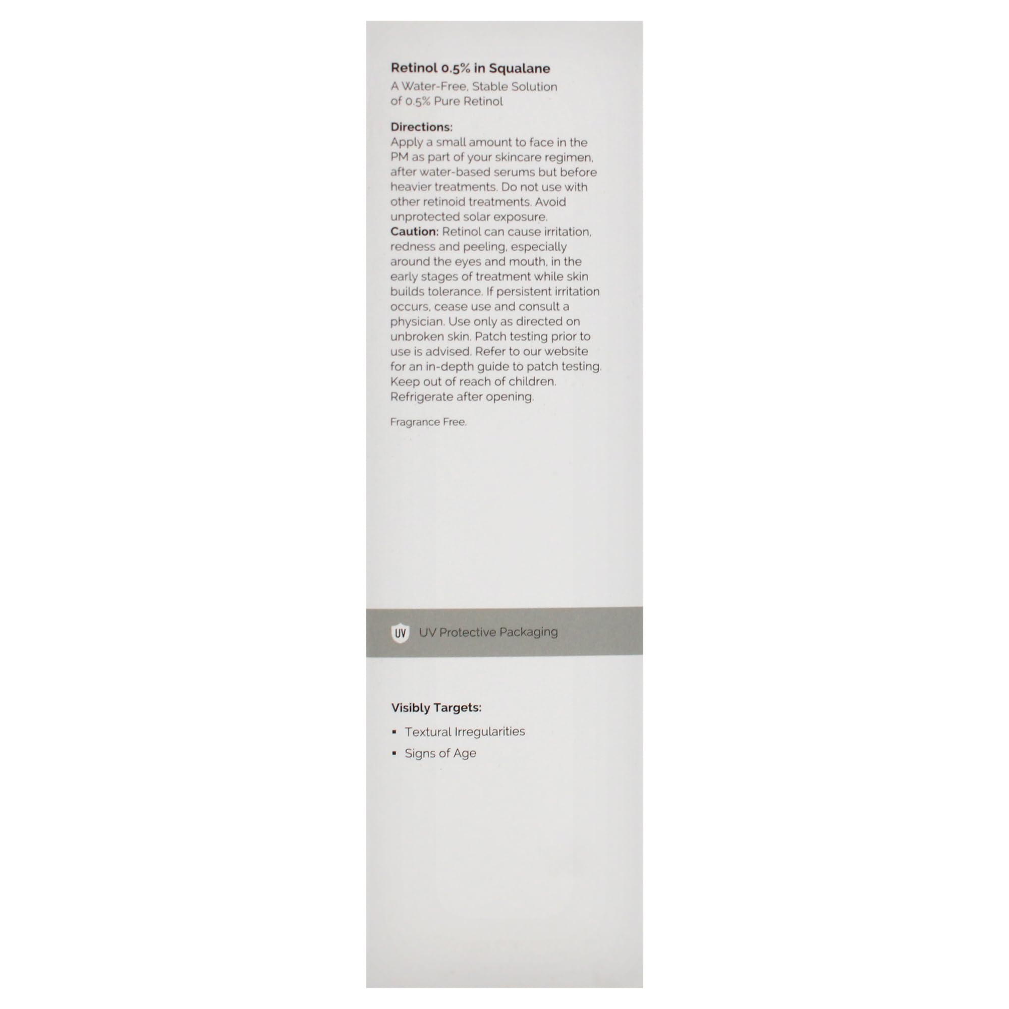 Foto 7 | Sérum The Ordinary Con Retinol Al 0,5% En Escualano, 30 Ml, Unisex - Venta Internacional.
