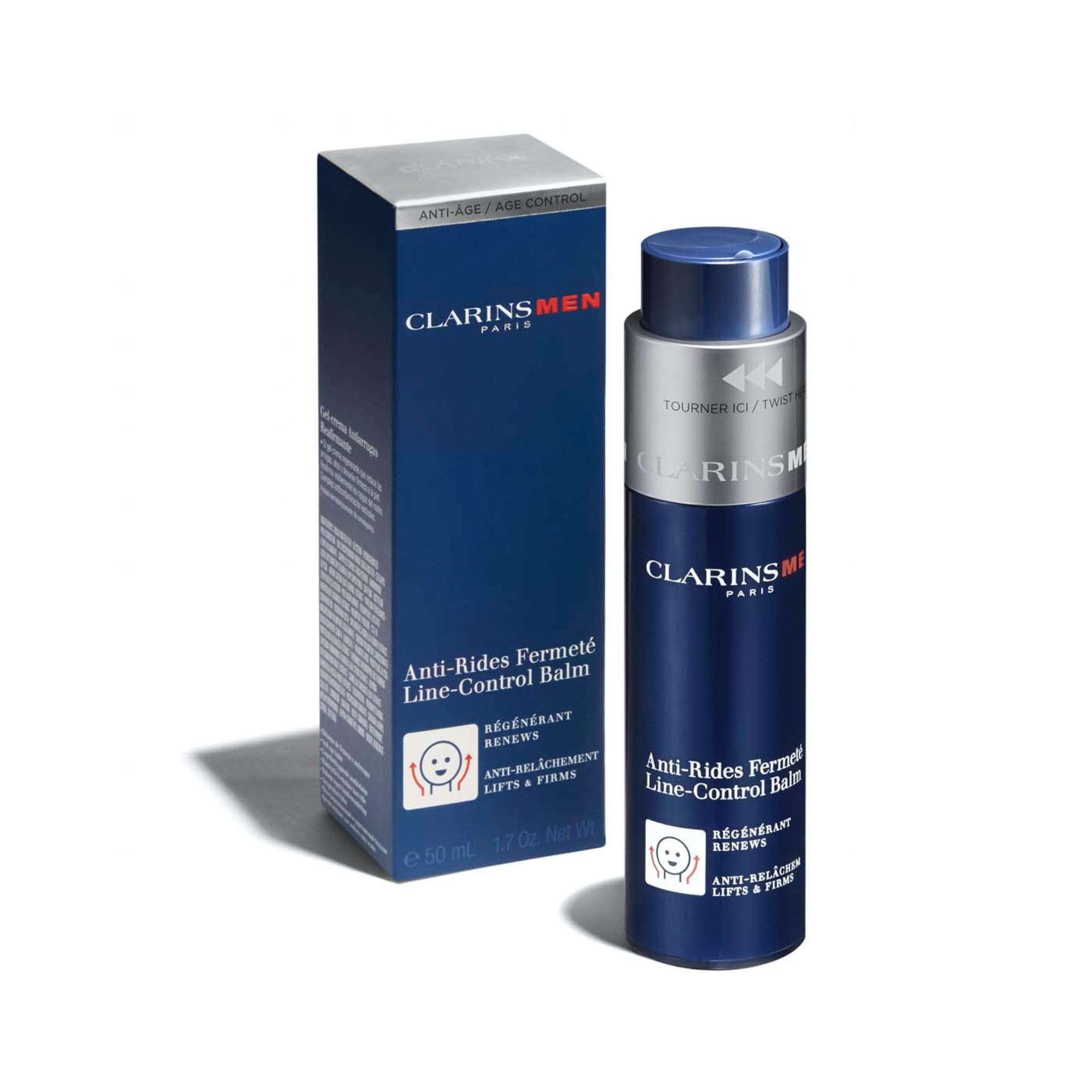 Foto 3 | Bálsamo Hidratante Clarinsmen Line-control, 50 Ml, Antienvejecimiento - Venta Internacional.