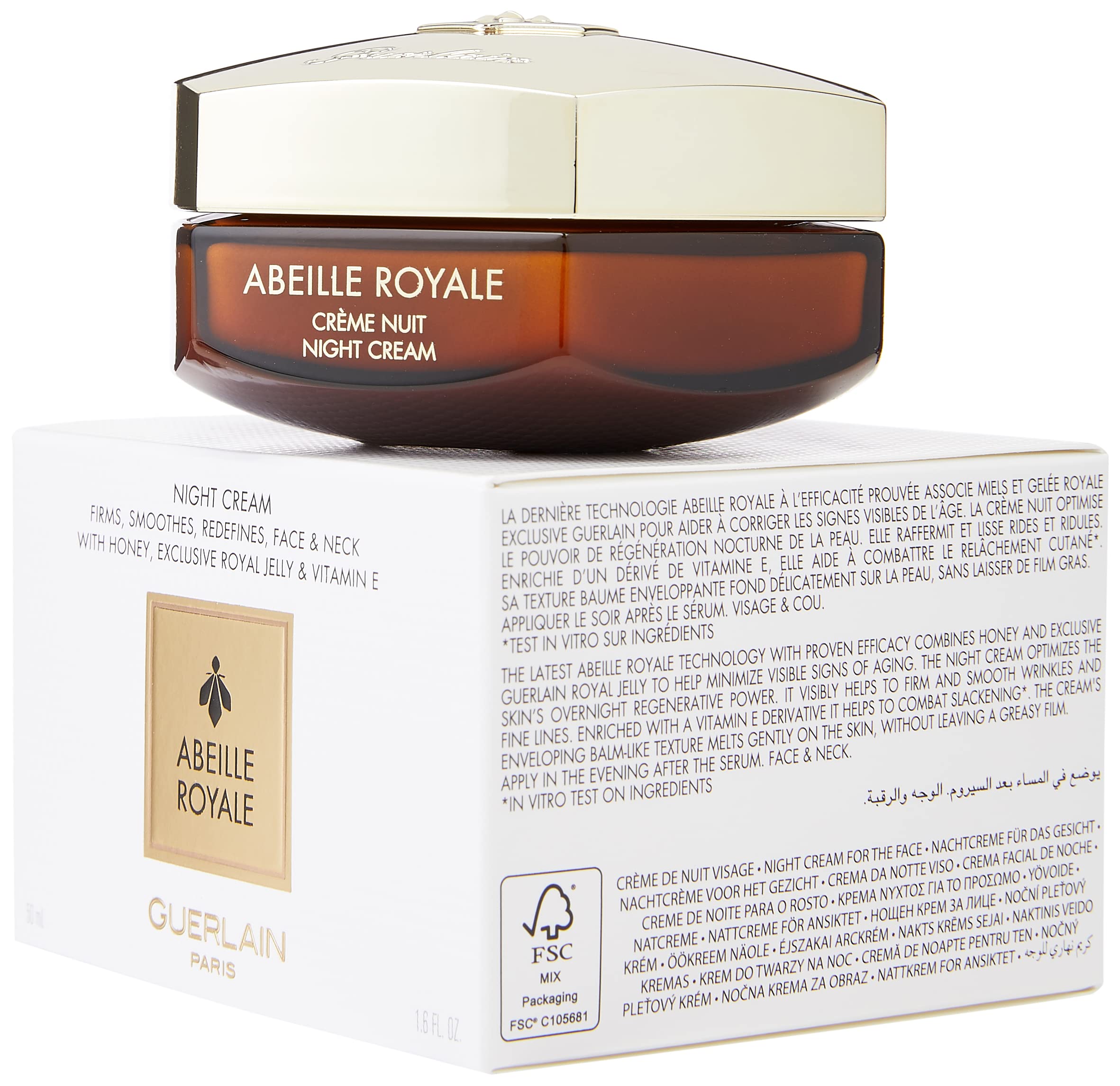 Foto 2 | Crema De Noche Guerlain Abeille Royale 50 Ml - Venta Internacional.