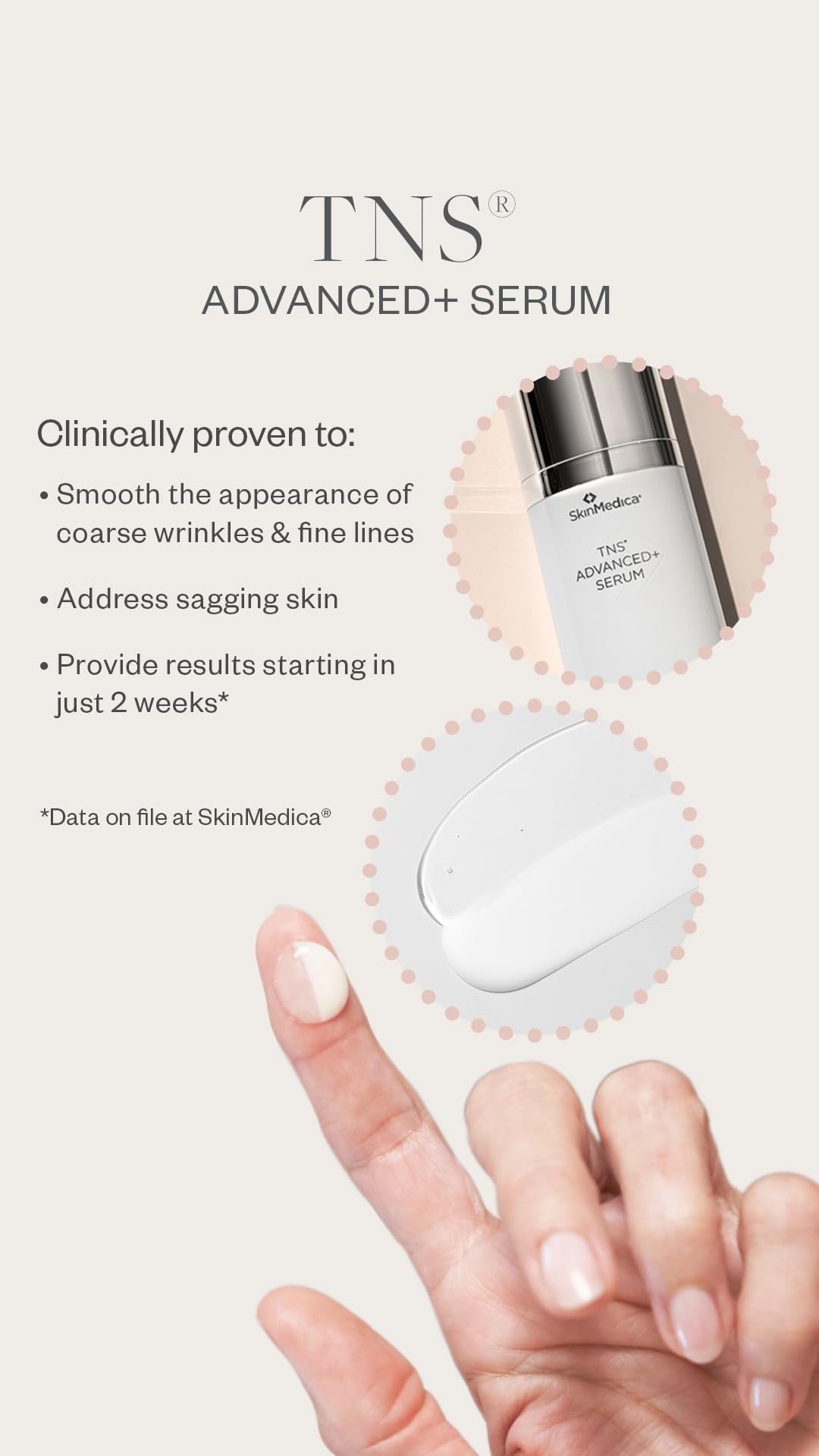 Foto 5 pulgar | Serum Skinmedica Tns Advanced+ 30 Ml Antienvejecimiento Para Mujeres - Venta Internacional.