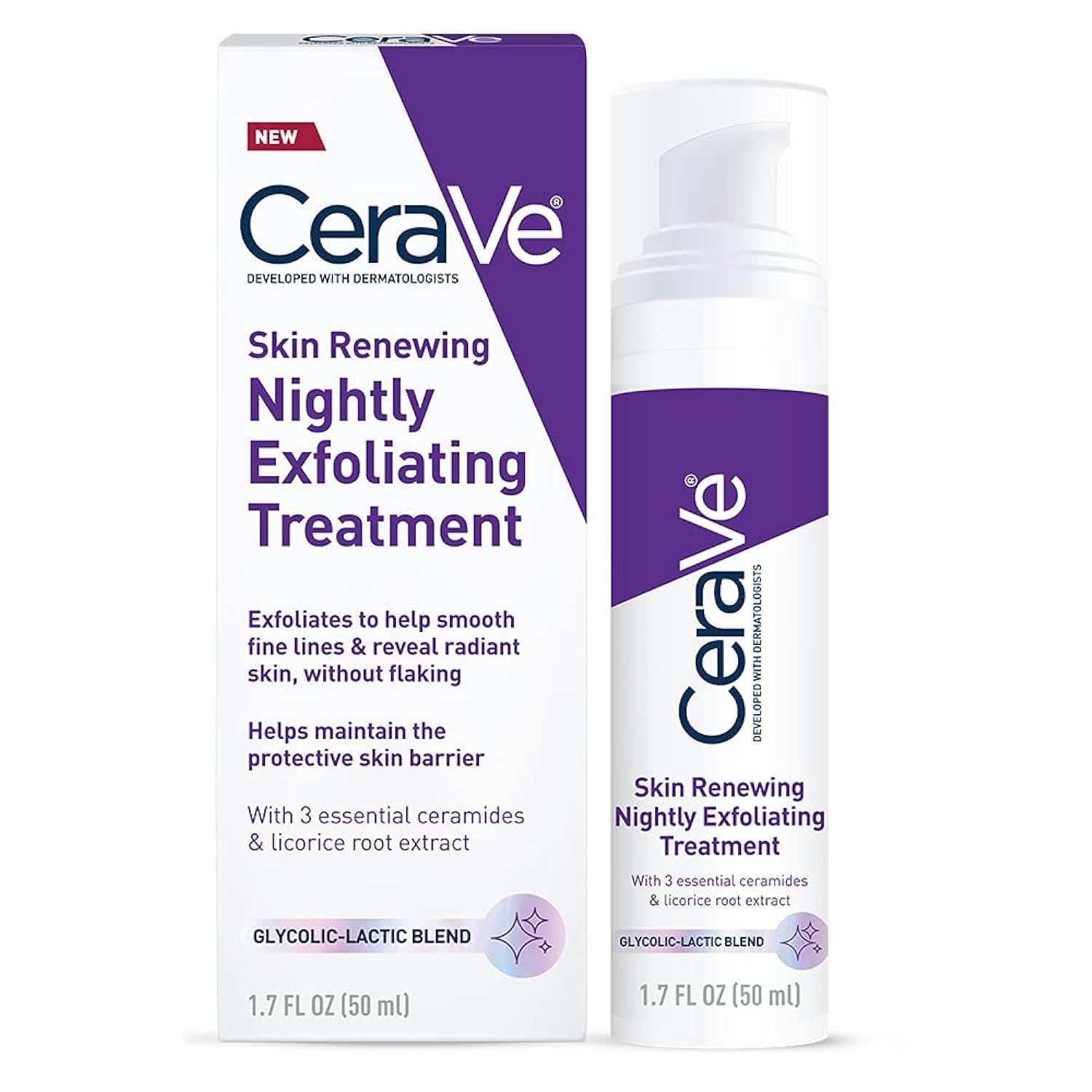 Foto 2 pulgar | Tratamiento Exfoliante Nocturno Cerave Skin Renewing 50 Ml - Venta Internacional.