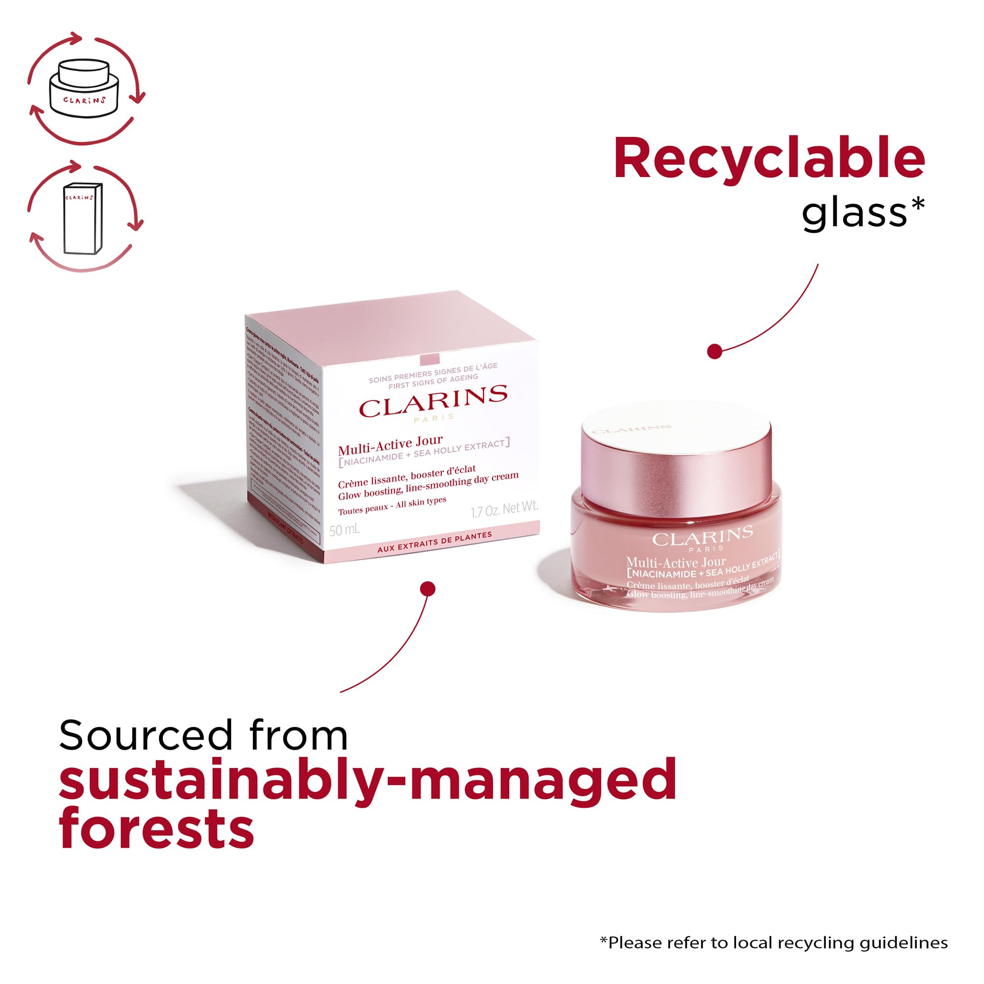 Foto 8 pulgar | Crema Hidratante Clarins Multi-active Day Con Niacinamida 50 Ml - Venta Internacional.