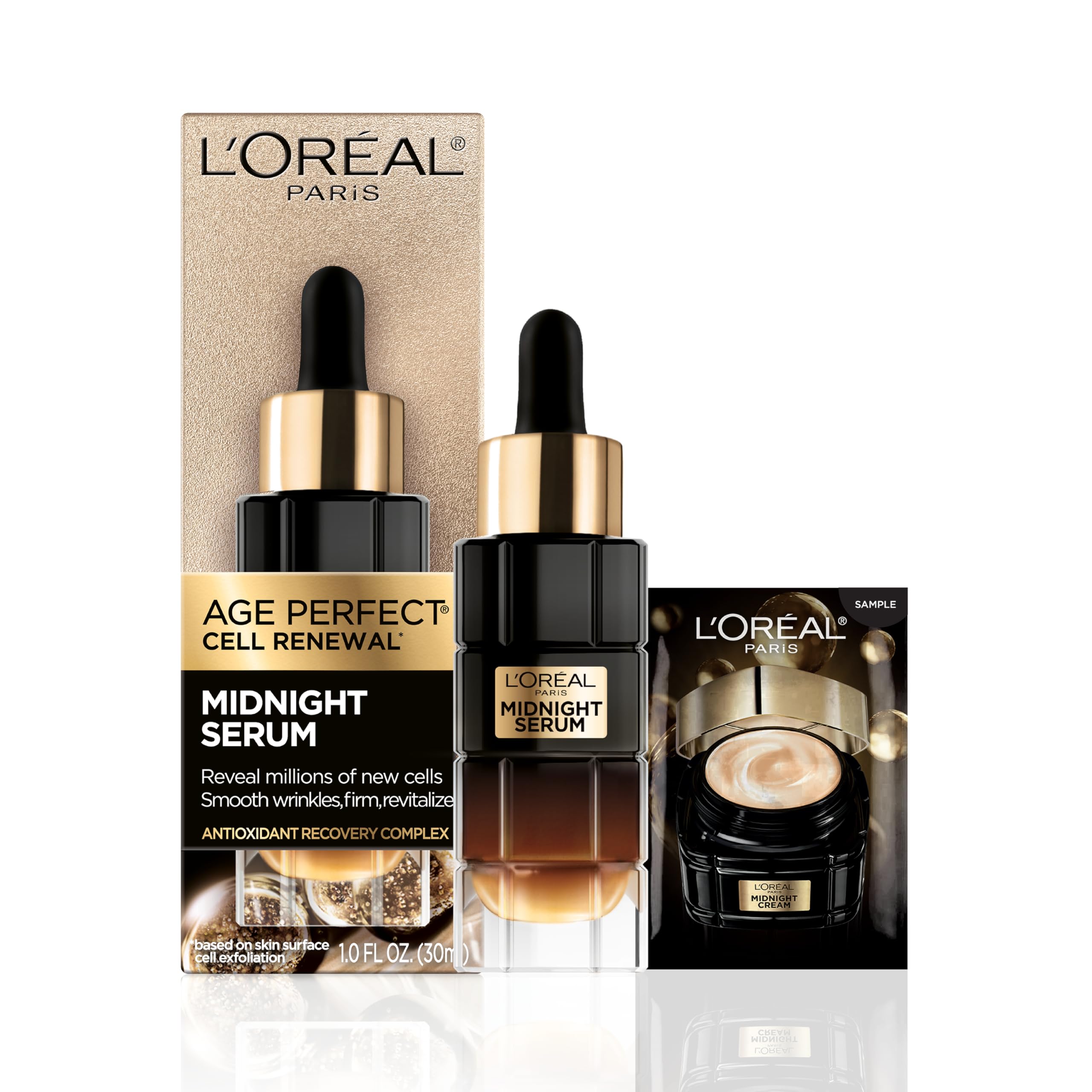 Foto 2 pulgar | Sérum L'oréal Paris Age Perfect Antiedad Midnight 30 Ml - Venta Internacional.