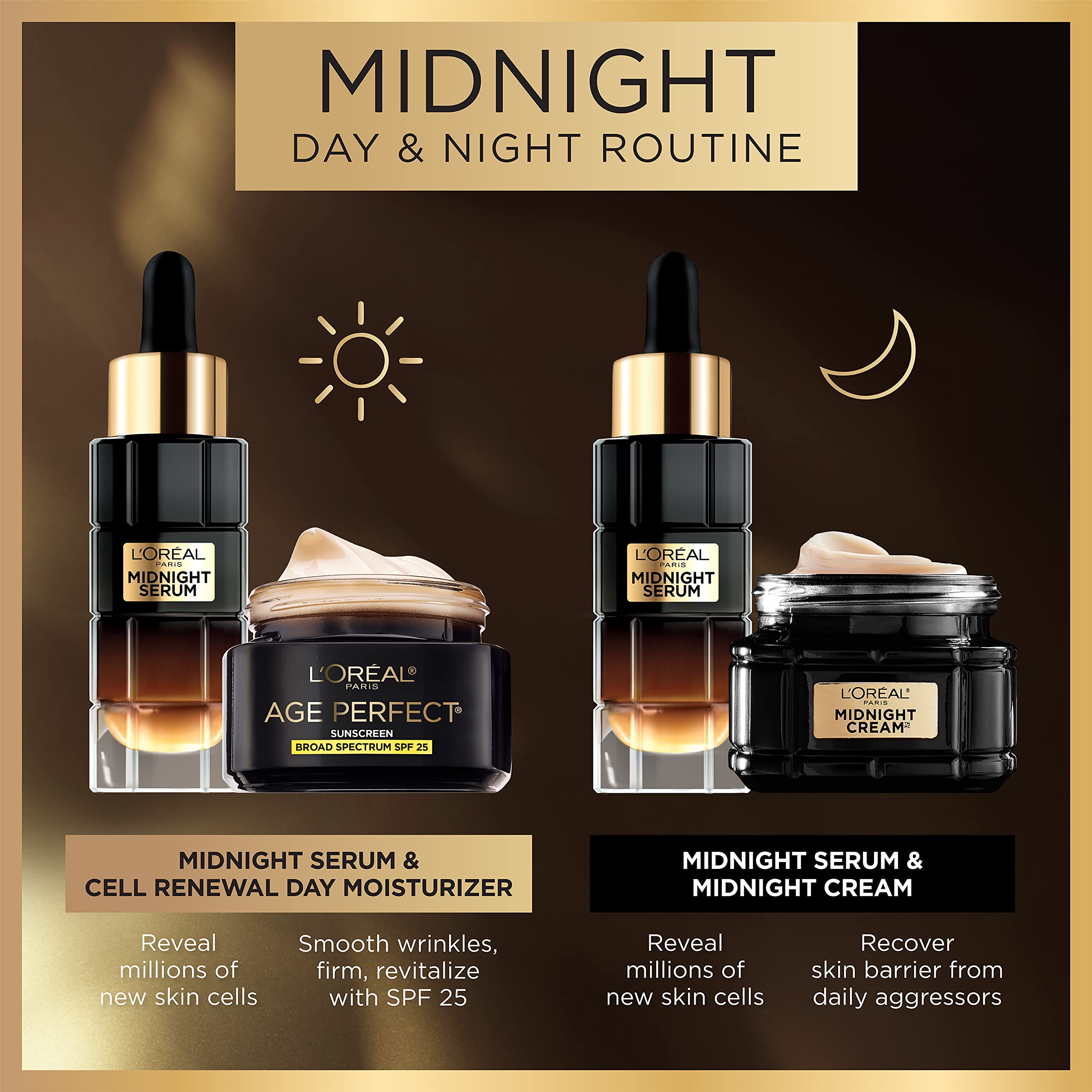 Foto 7 pulgar | Sérum L'oréal Paris Age Perfect Antiedad Midnight 30 Ml - Venta Internacional.