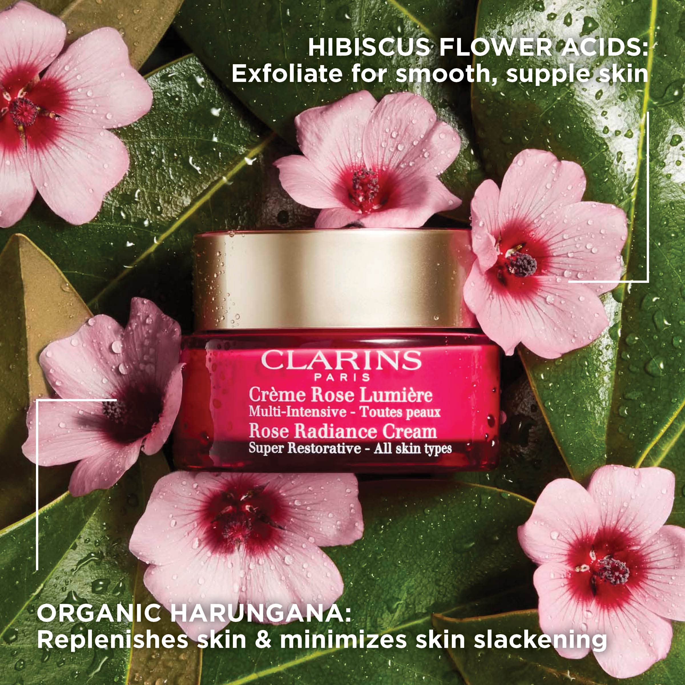 Foto 4 pulgar | Crema Clarins Multiintensiva Rose Radiance, 50 Ml, Antiarrugas - Venta Internacional.