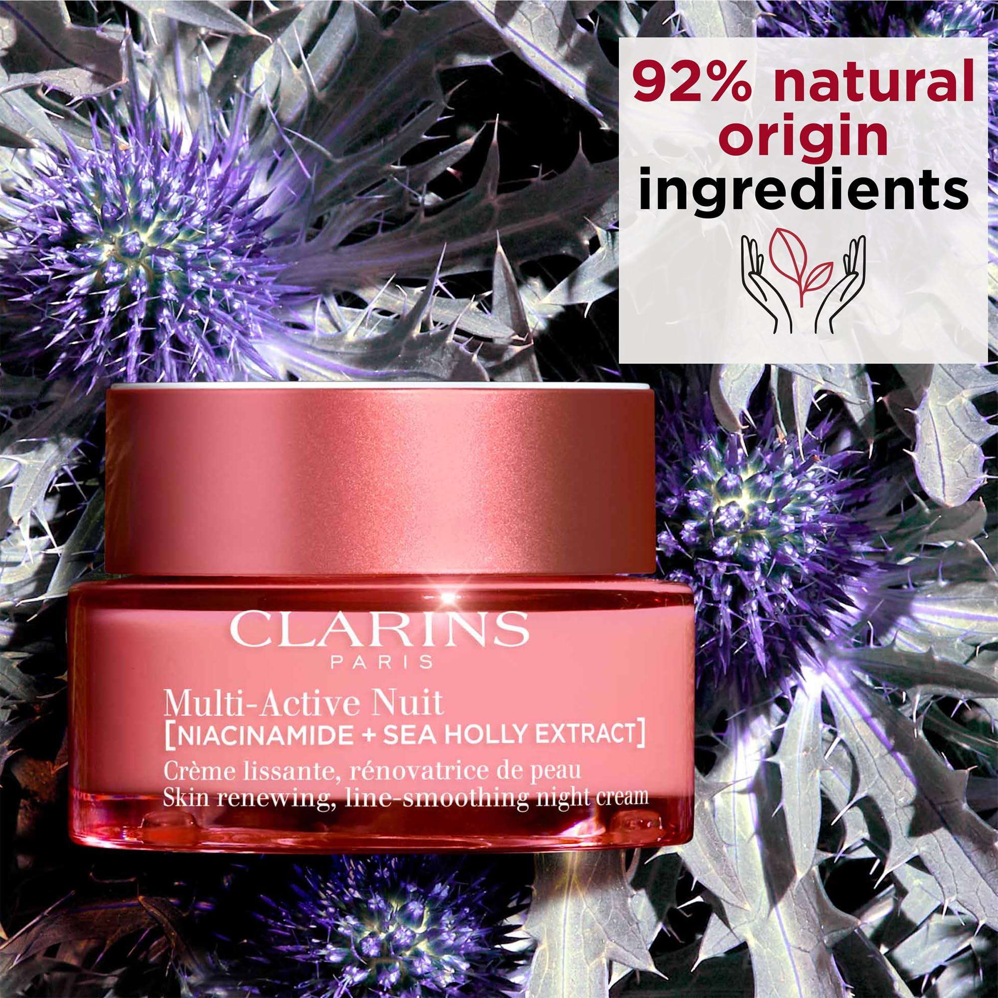 Foto 6 pulgar | Crema Hidratante Nocturna Clarins Multi-active Renewing Con Niacinamida - Venta Internacional.