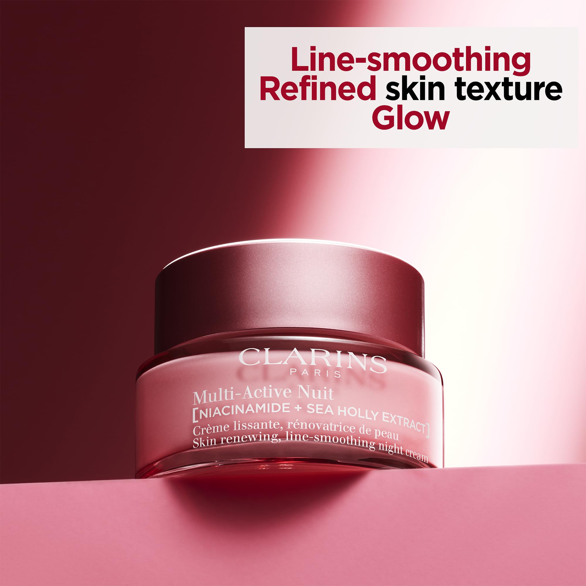 Foto 7 pulgar | Crema Hidratante Nocturna Clarins Multi-active Renewing Con Niacinamida - Venta Internacional.