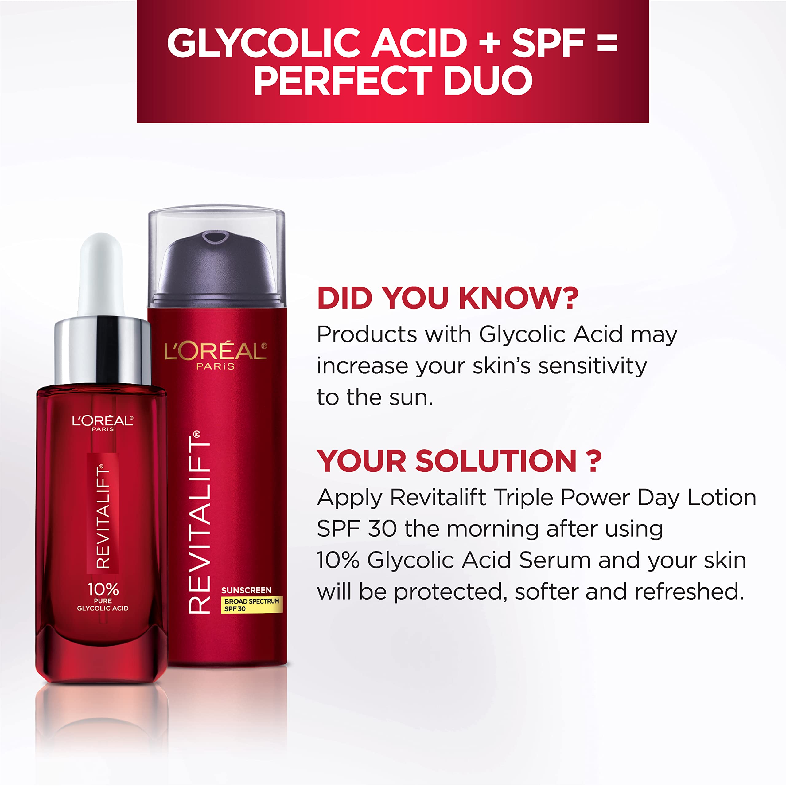 Foto 5 pulgar | Sérum Facial L'oreal Paris Revitalift 10% De Ácido Glicólico Puro - Venta Internacional.
