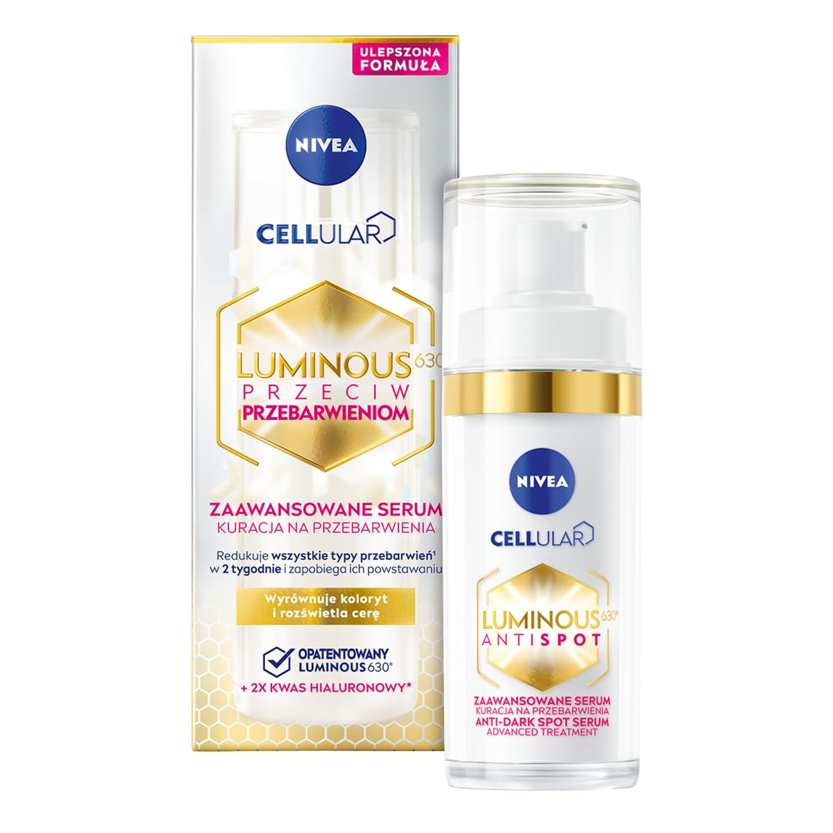 Sérum Nivea Cellular Luminous630 Antipigmentación Para Manchas, 30 Ml - Venta Internacional.