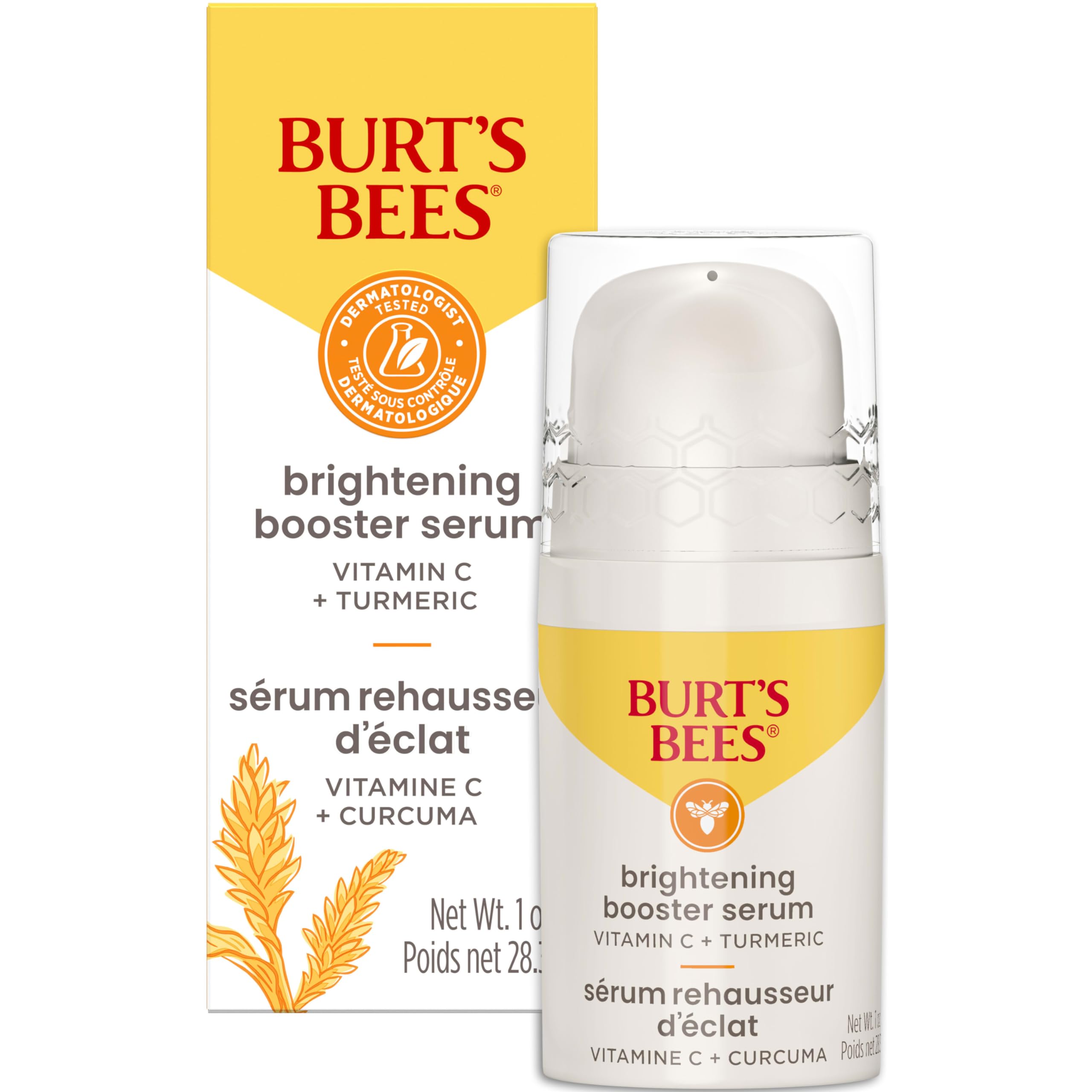 Foto 2 pulgar | Sérum Facial Burt's Bees, Vitamina C, Iluminador Y Cúrcuma, 30 Ml - Venta Internacional.