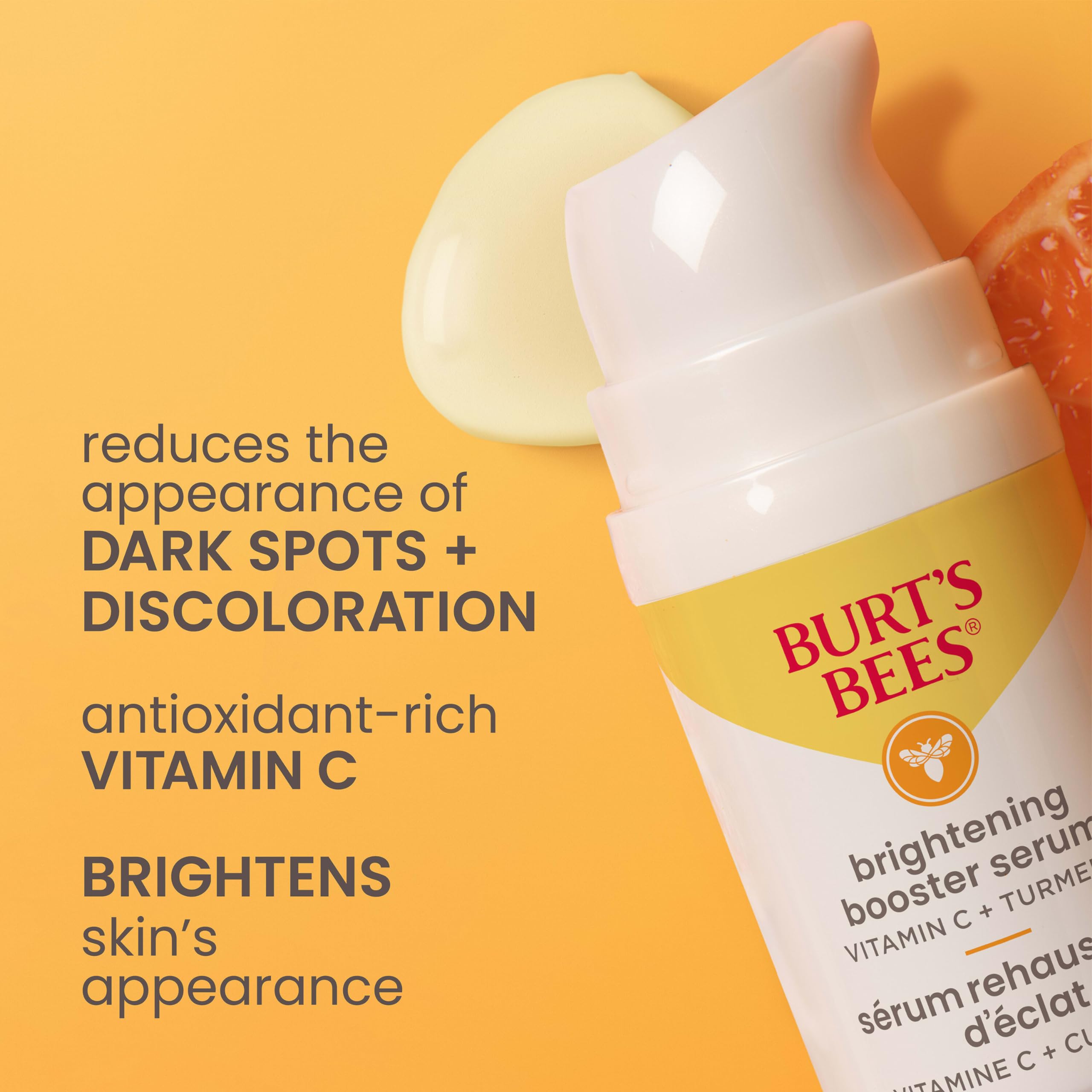 Foto 4 pulgar | Sérum Facial Burt's Bees, Vitamina C, Iluminador Y Cúrcuma, 30 Ml - Venta Internacional.