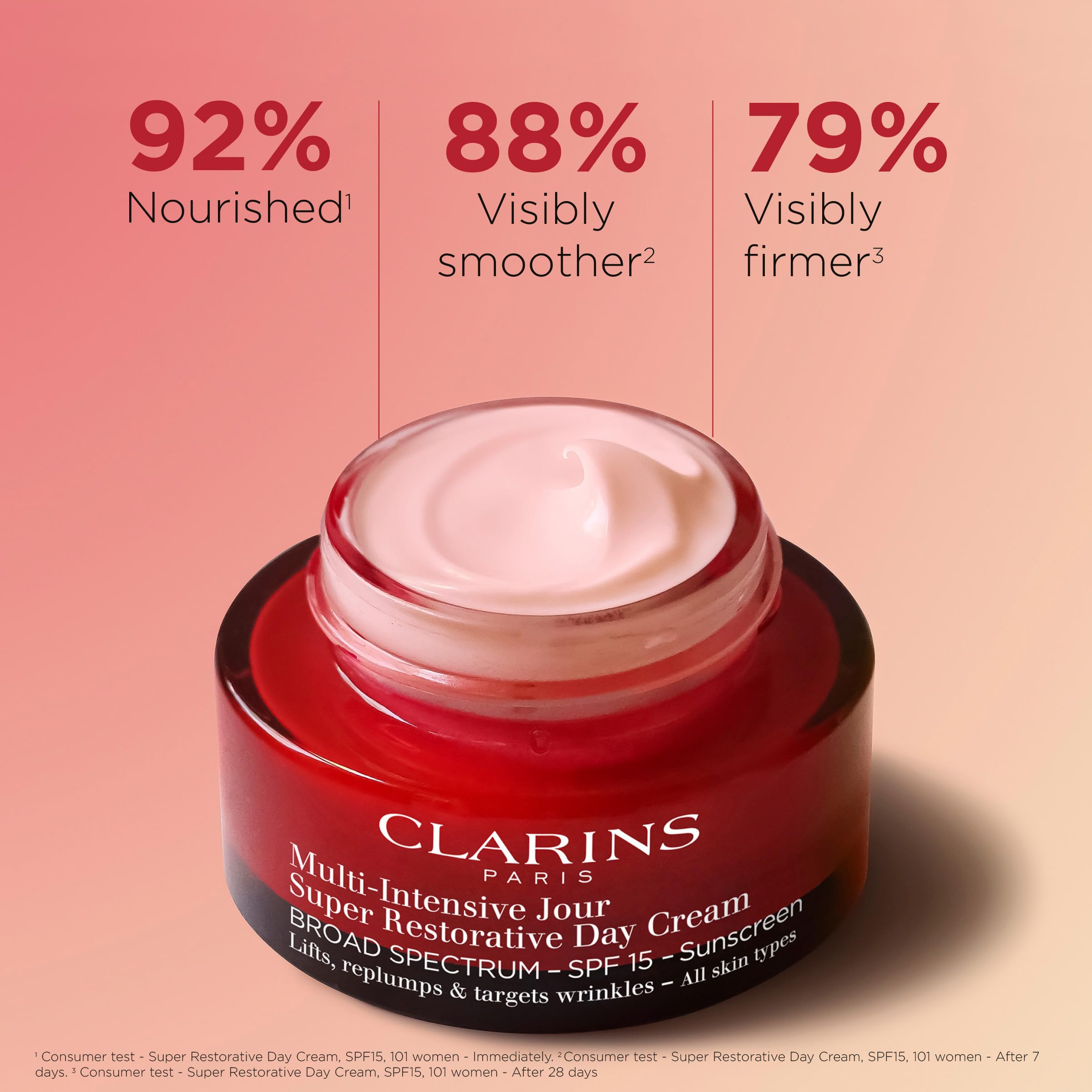 Foto 3 pulgar | Crema Hidratante Clarins Super Restorative Spf 15 50 Ml - Venta Internacional.