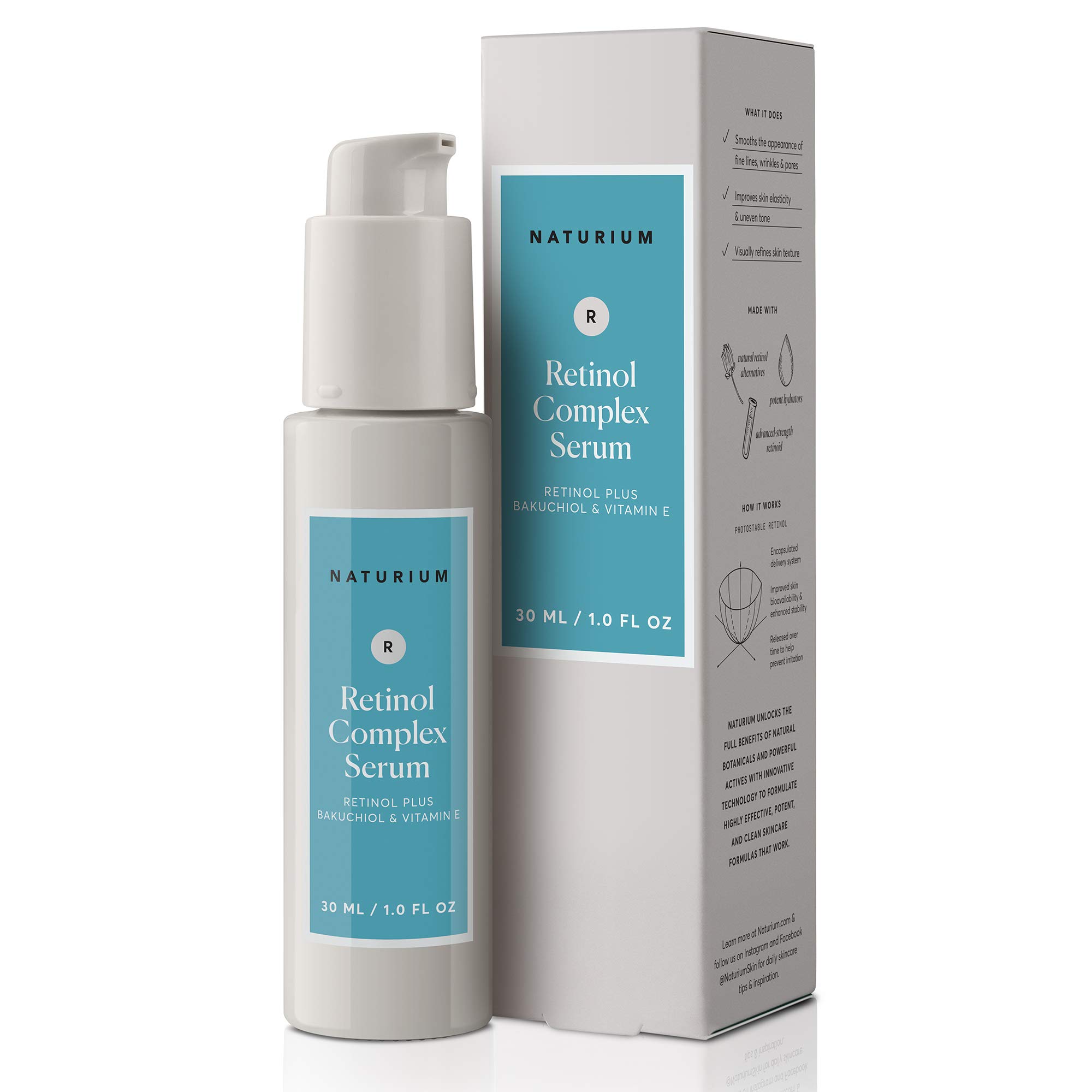 Serum Naturium Retinol Complex Con Bakuchiol 30 Ml - Venta Internacional.