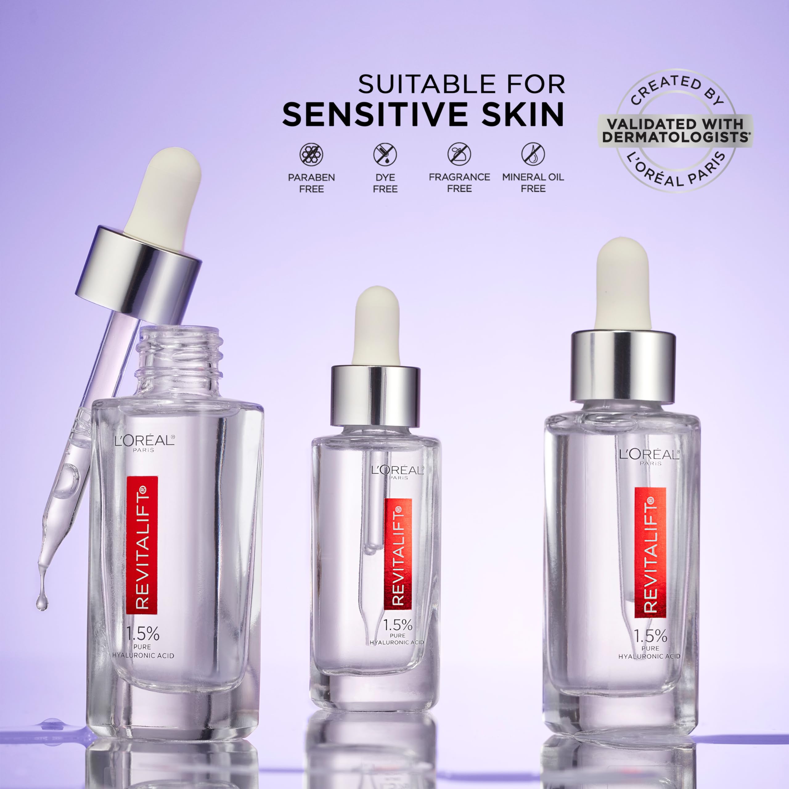 Foto 7 pulgar | Sérum Facial L'oreal Paris Revitalift 1,5% De Ácido Hialurónico Puro - Venta Internacional.