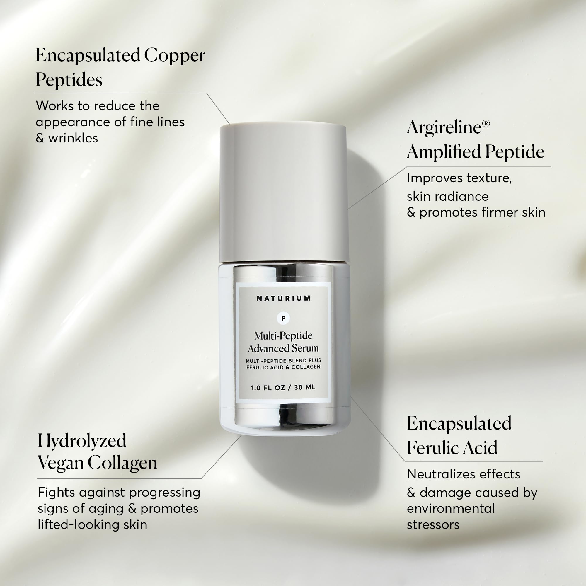 Foto 4 pulgar | Serum Naturium Multi-peptide, Reafirmante Avanzado, 30 Ml - Venta Internacional.