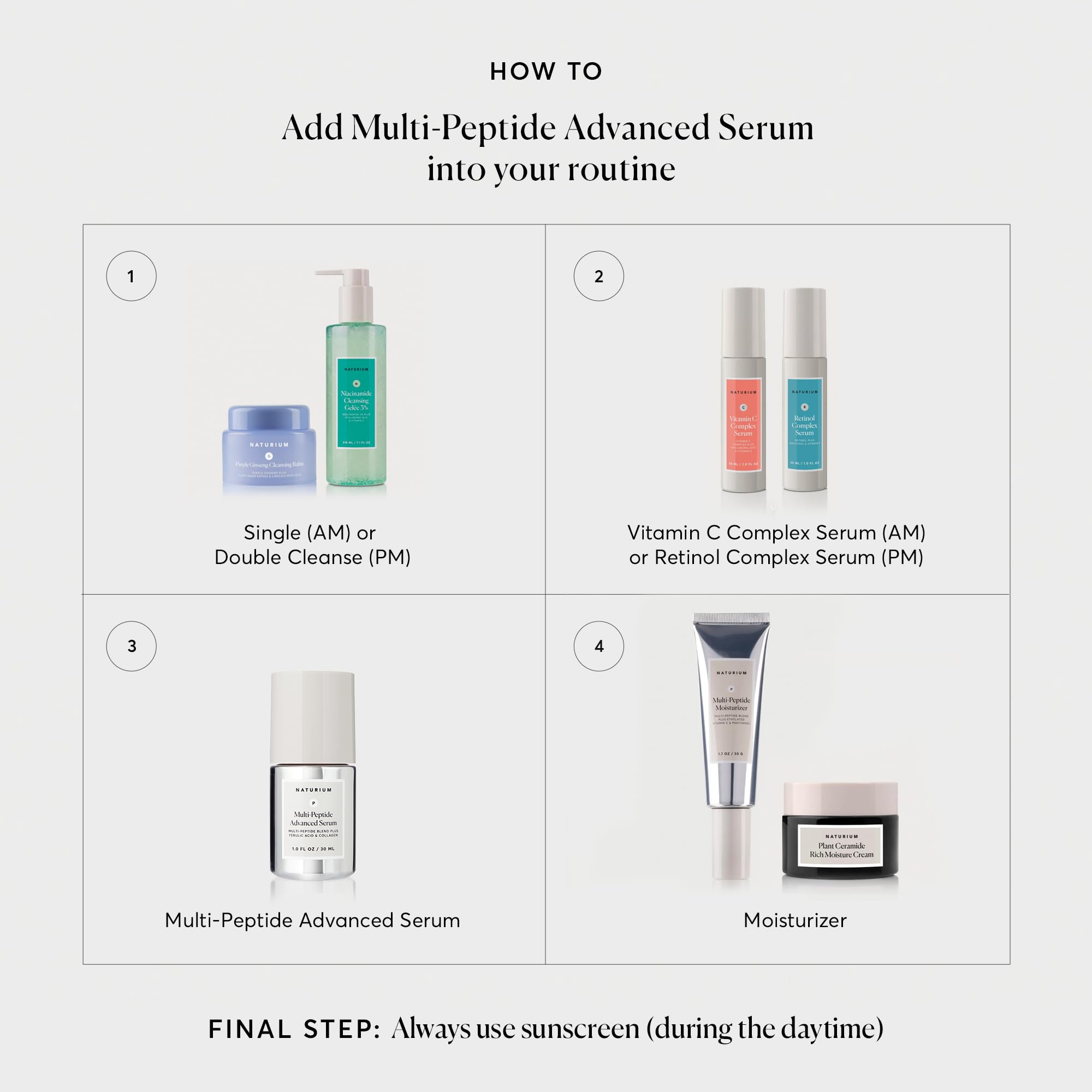 Foto 6 pulgar | Serum Naturium Multi-peptide, Reafirmante Avanzado, 30 Ml - Venta Internacional.