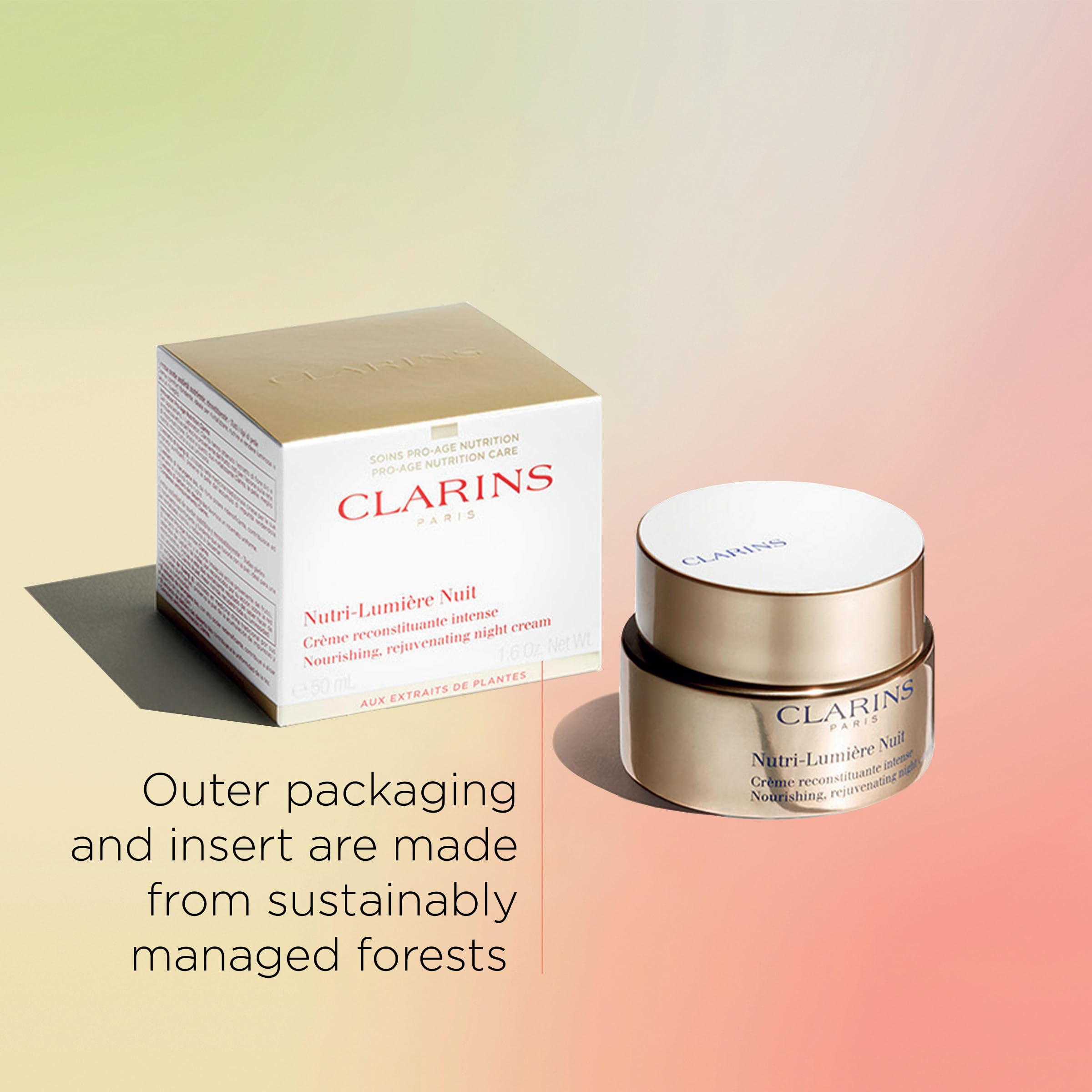 Foto 7 pulgar | Crema De Noche Clarins Nutri-lumière Hidratante Antienvejecimiento - Venta Internacional.