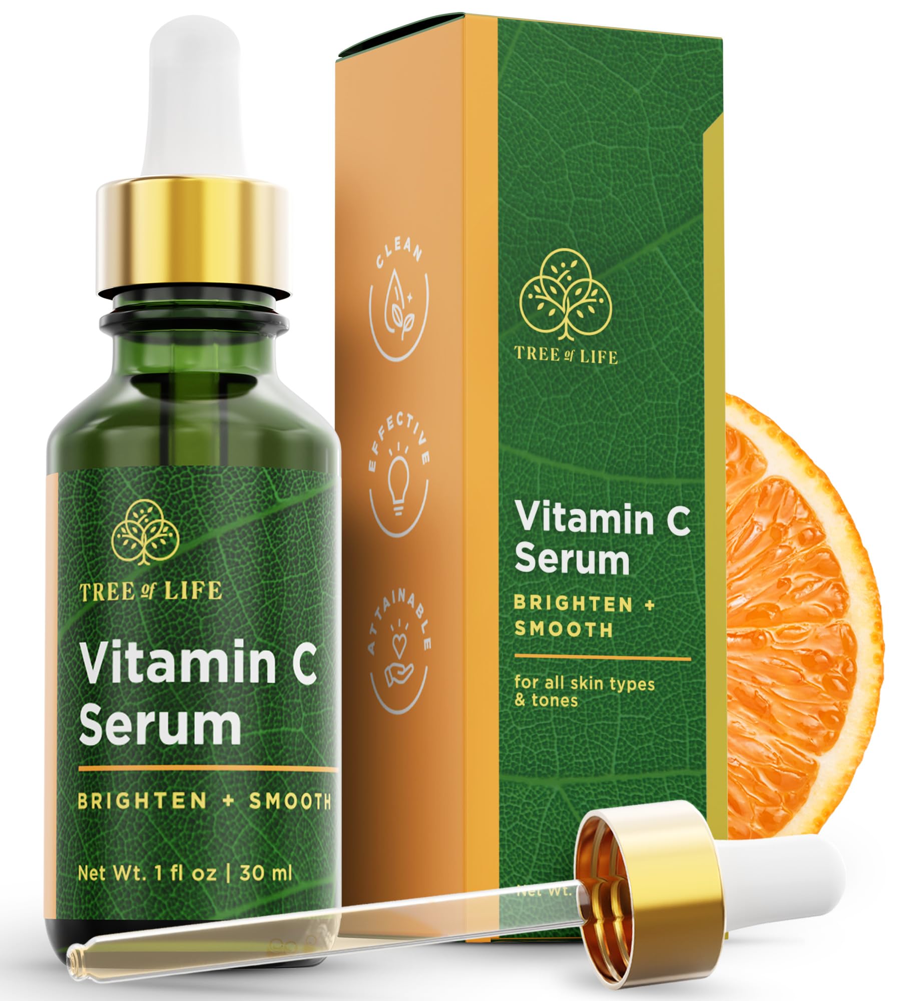 Sérum Tree Of Life Vitamina C 30 Ml Para Manchas Oscuras Y Arrugas - Venta Internacional.