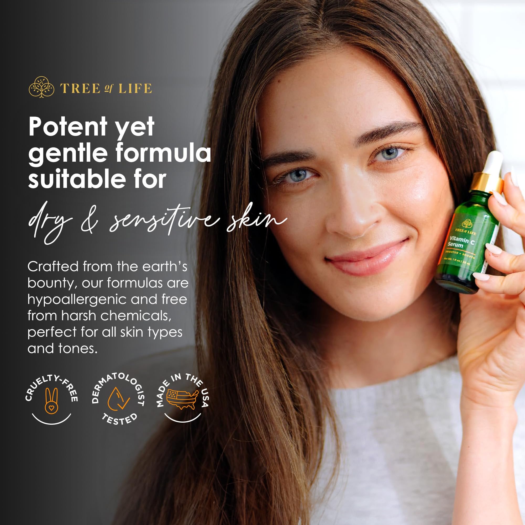 Foto 5 pulgar | Sérum Tree Of Life Vitamina C 30 Ml Para Manchas Oscuras Y Arrugas - Venta Internacional.