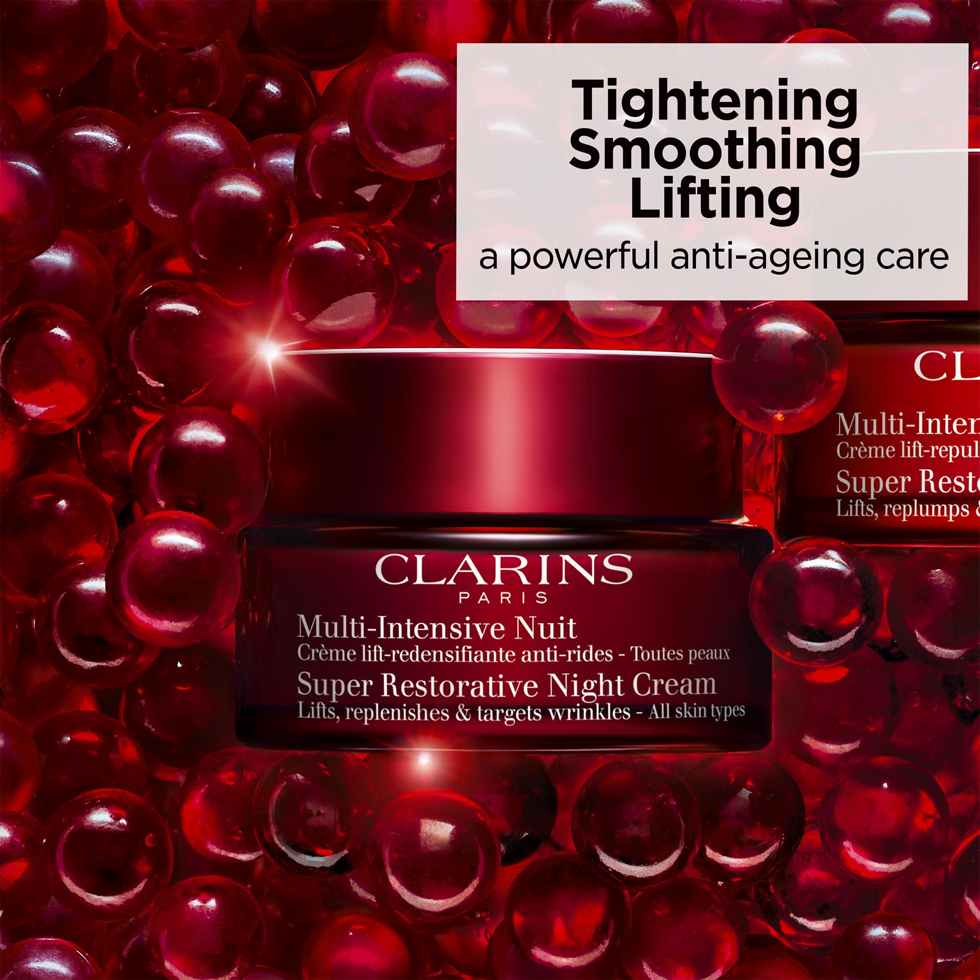 Foto 7 pulgar | Crema De Noche Clarins Super Restauradora Antiedad 50 Ml - Venta Internacional.