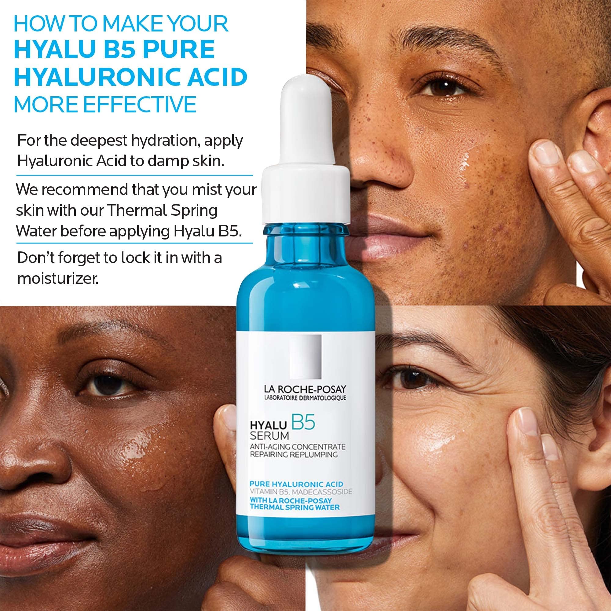 Foto 7 pulgar | Sérum Facial De Ácido Hialurónico Puro Hyalu B5 La Roche-posay - Venta Internacional.