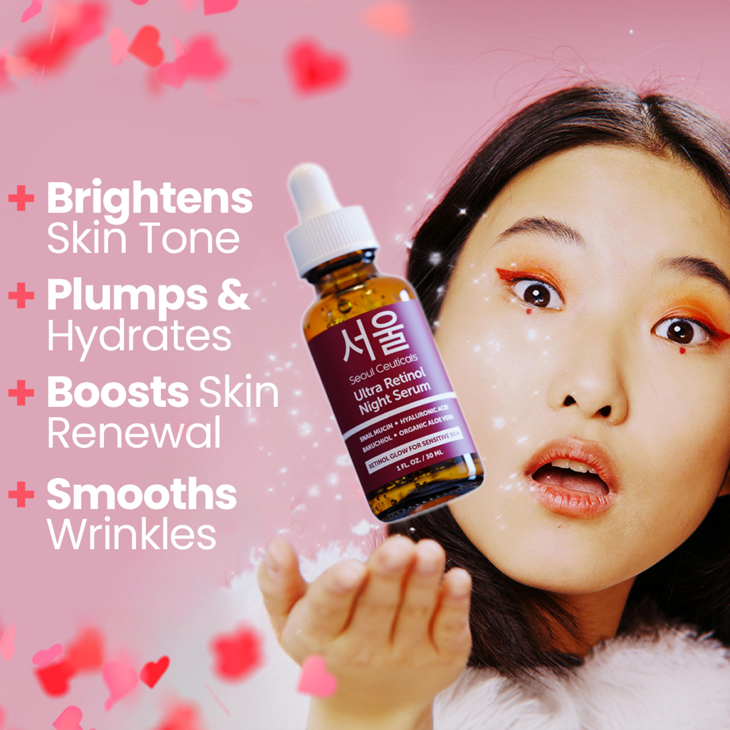 Foto 3 pulgar | Sérum Nocturno Seoulceuticals Con 1% De Retinol Coreano Con Mucina De Caracol - Venta Internacional.