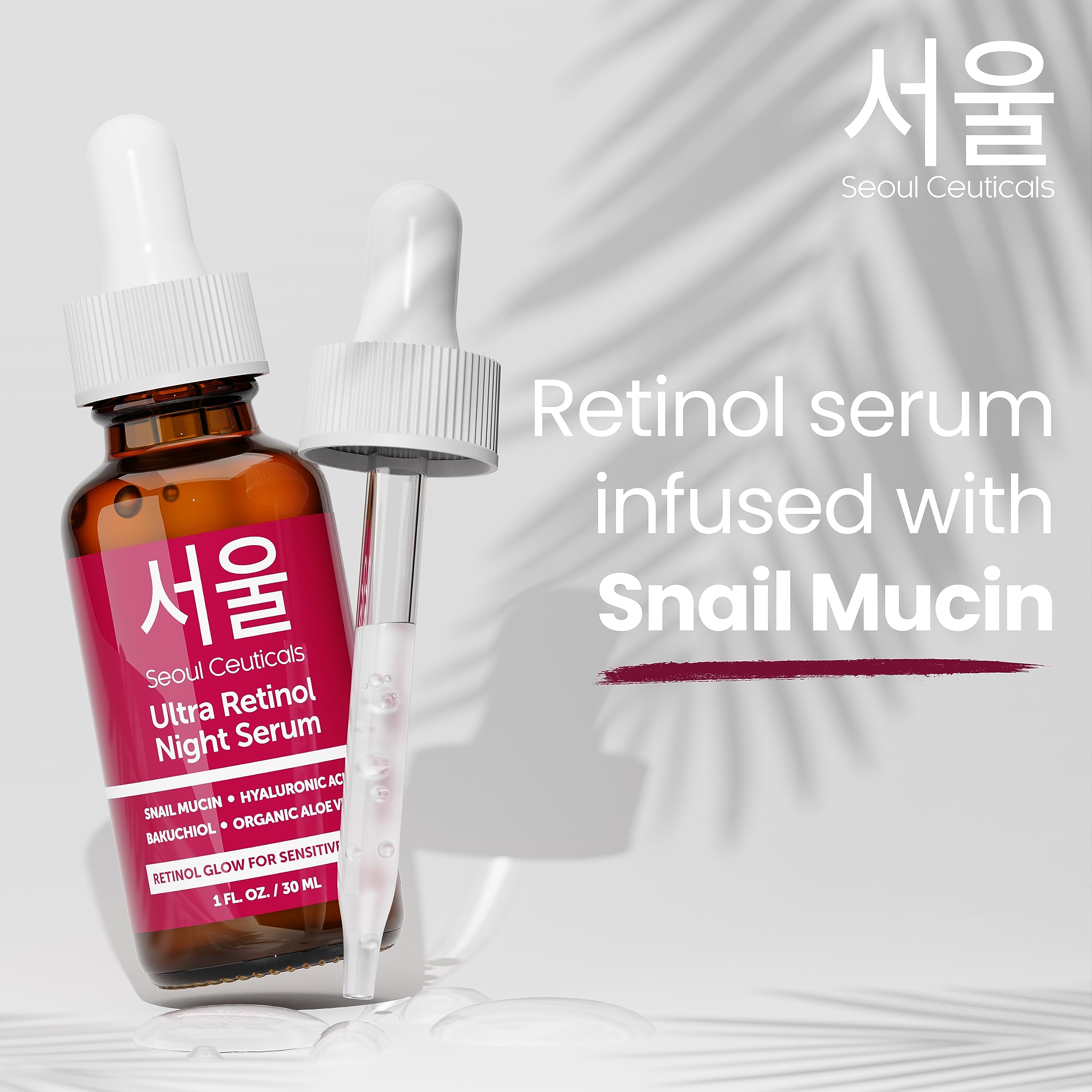Foto 8 pulgar | Sérum Nocturno Seoulceuticals Con 1% De Retinol Coreano Con Mucina De Caracol - Venta Internacional.