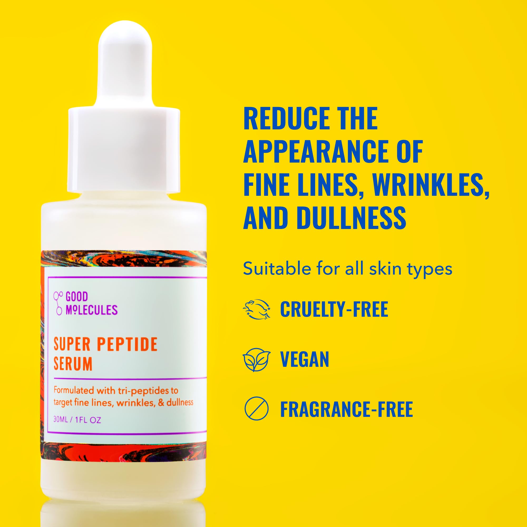 Foto 3 pulgar | Sérum Good Molecules Super Peptide Antienvejecimiento, 30 Ml - Venta Internacional.