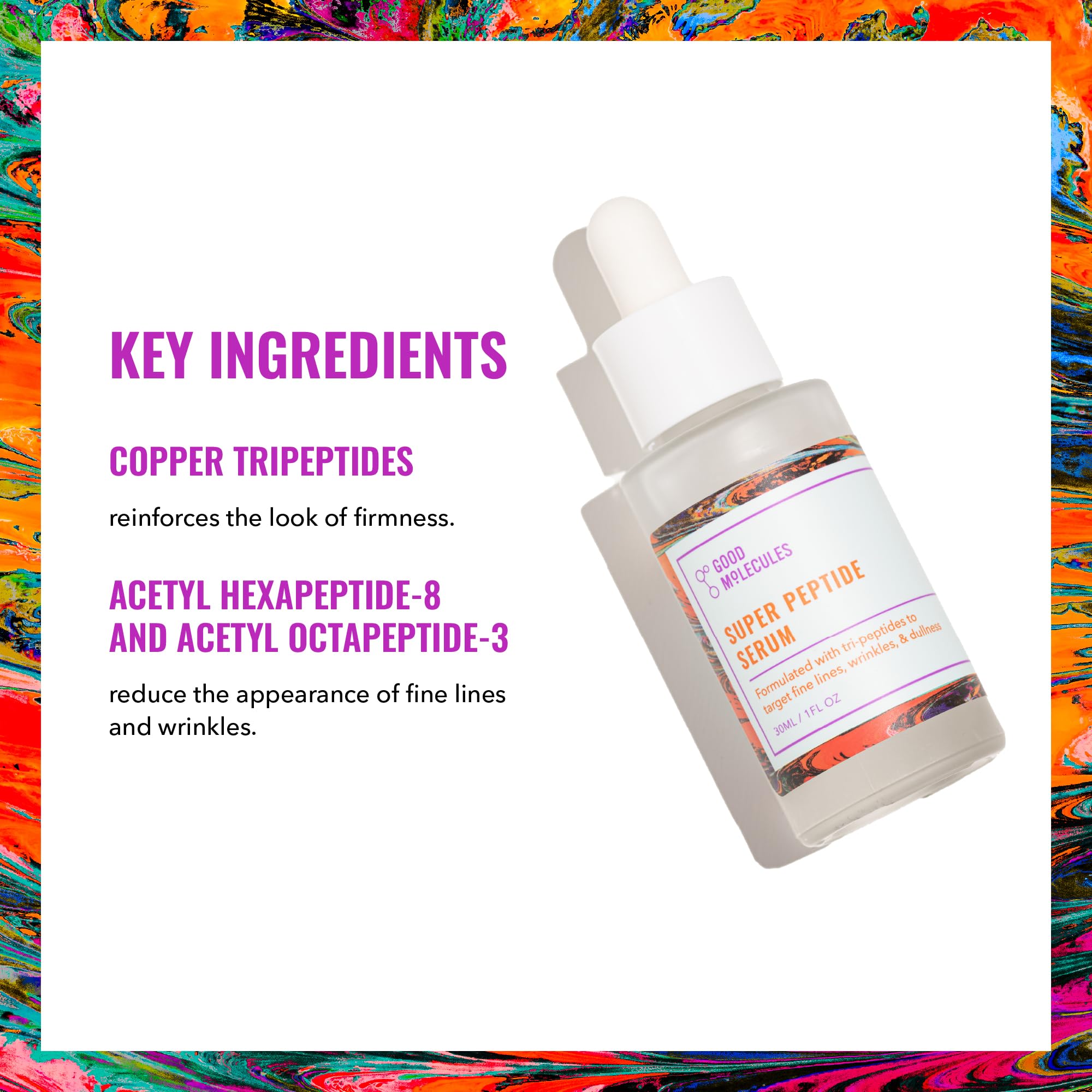 Foto 4 pulgar | Sérum Good Molecules Super Peptide Antienvejecimiento, 30 Ml - Venta Internacional.