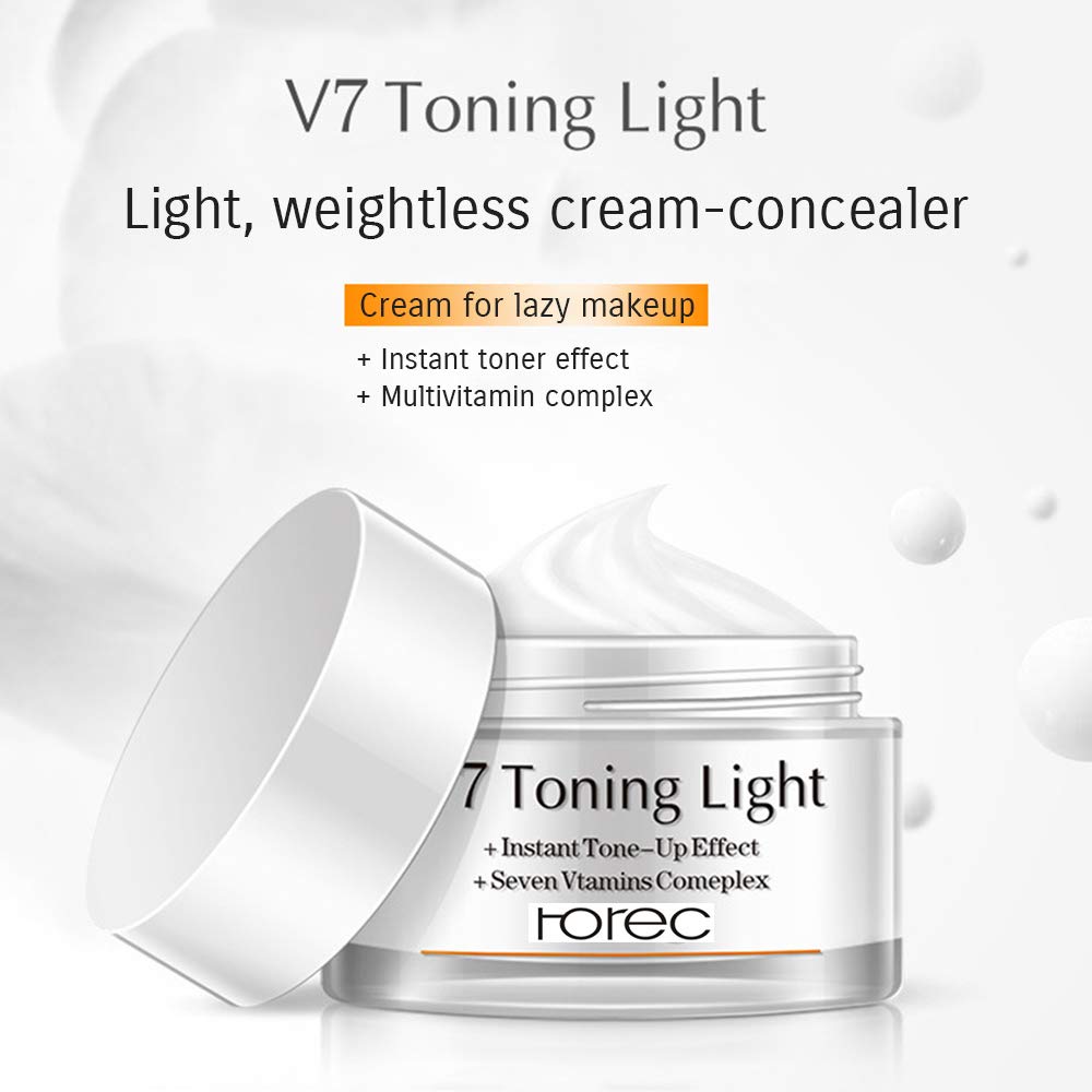 Foto 3 pulgar | Crema Bioaqua V7 Tonificante Light Con Complejo Multivitamínico 50 G - Venta Internacional.