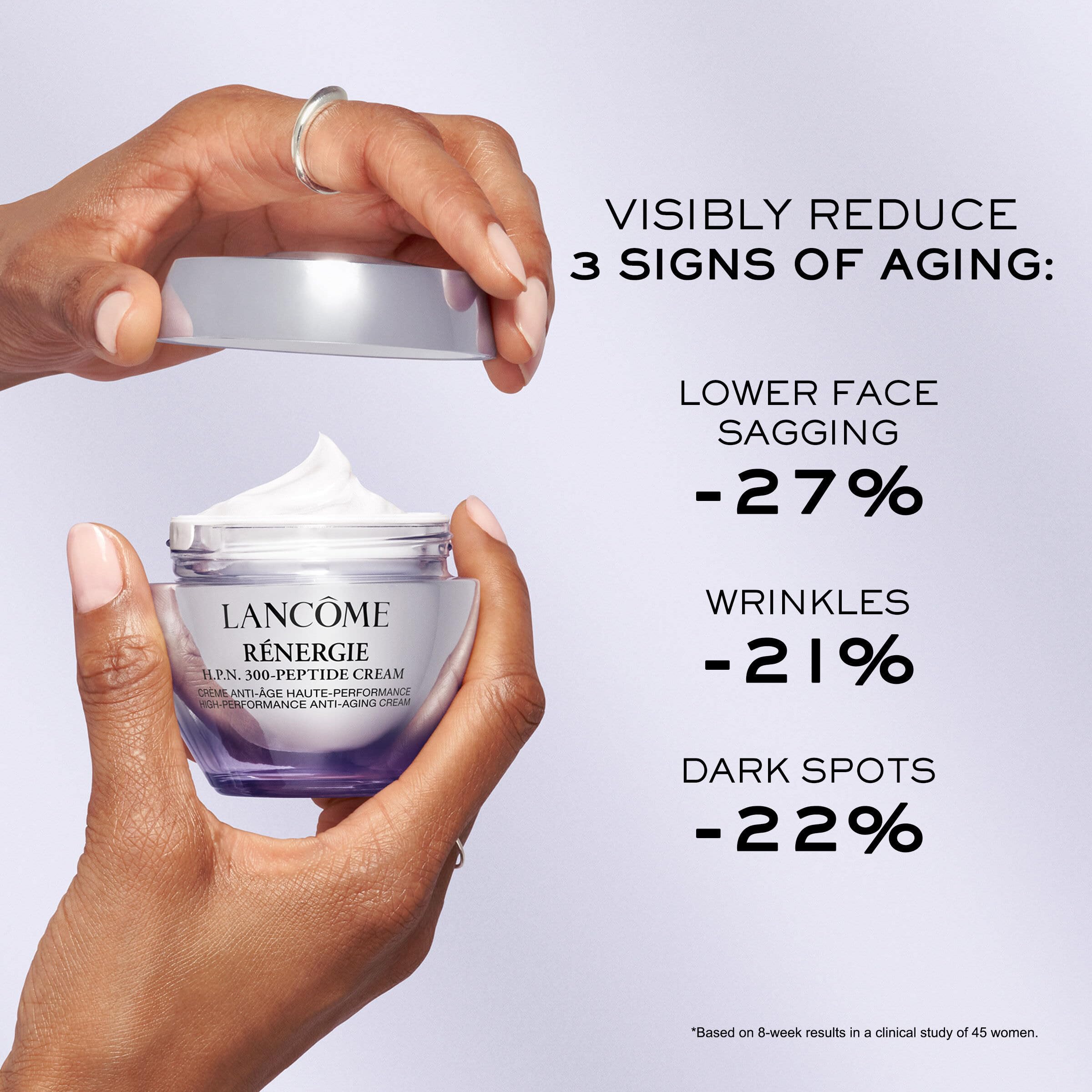 Foto 4 pulgar | Crema Facial Lancôme Rénergie H.p.n 300 Péptidos 30 Ml Con Ácido Hialurónico Y Niacinamida - Venta Internacional.
