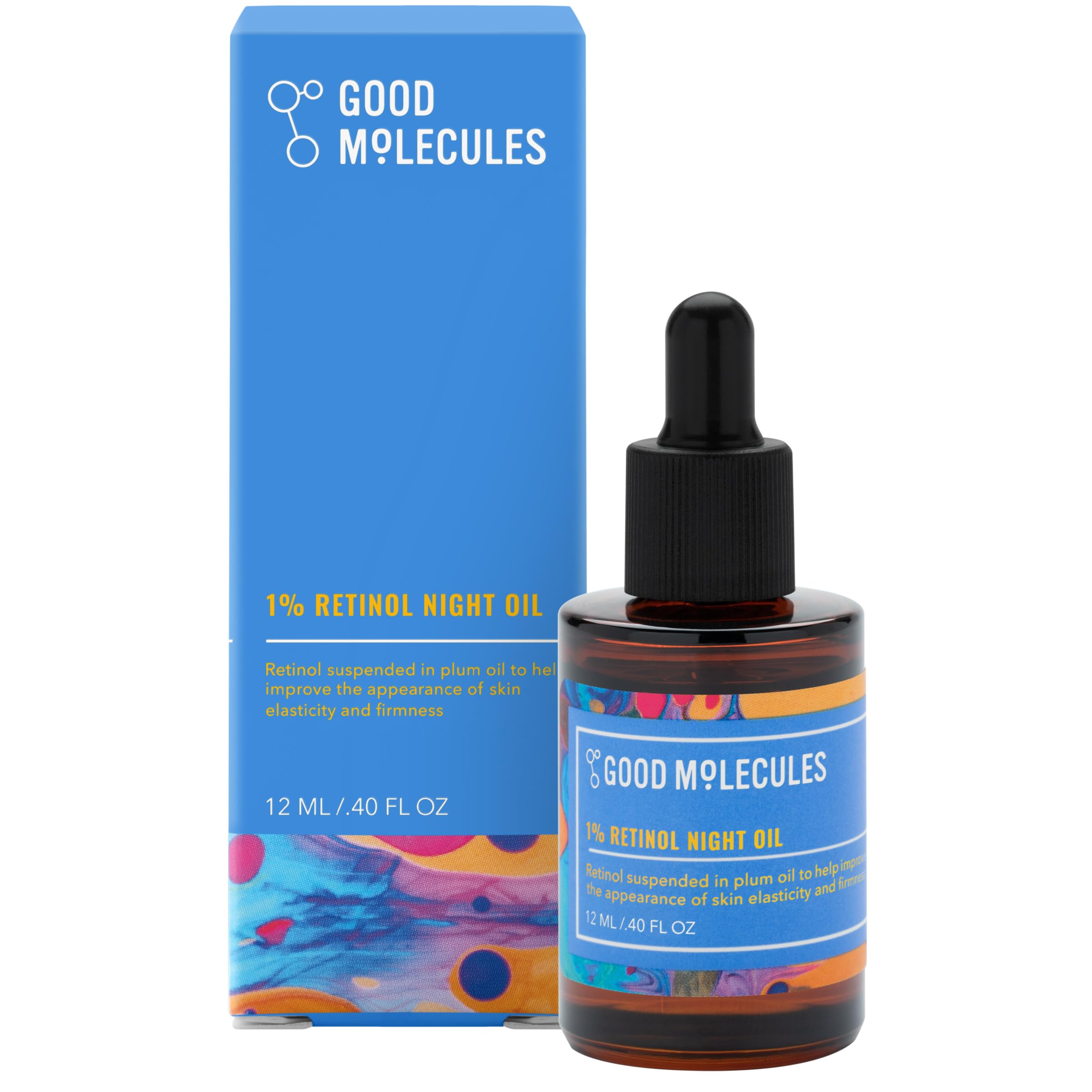 Foto 2 pulgar | Aceite Facial Good Molecules, Aceite De Noche Con Retinol Al 1%, 12 Ml - Venta Internacional.